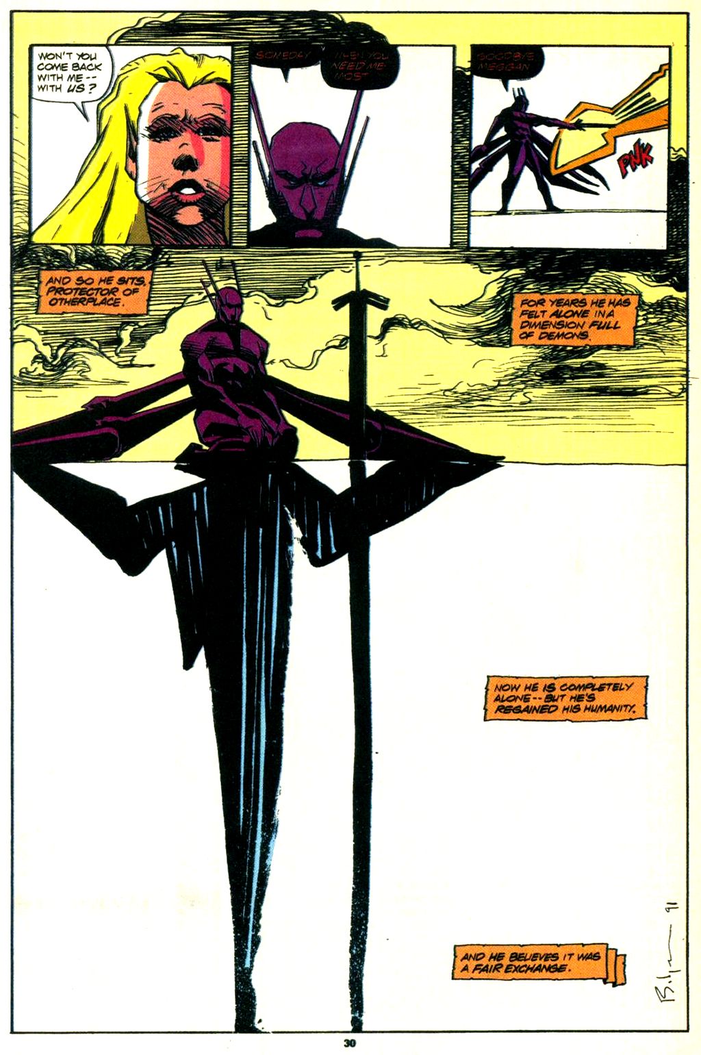 Read online Excalibur (1988) comic -  Issue #39 - 23