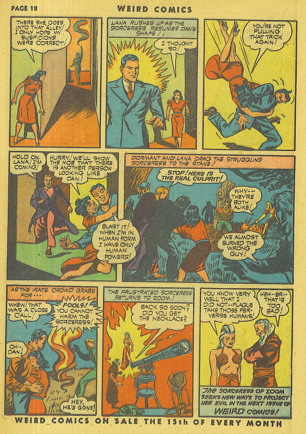 Read online Weird Comics comic -  Issue #17 - 19