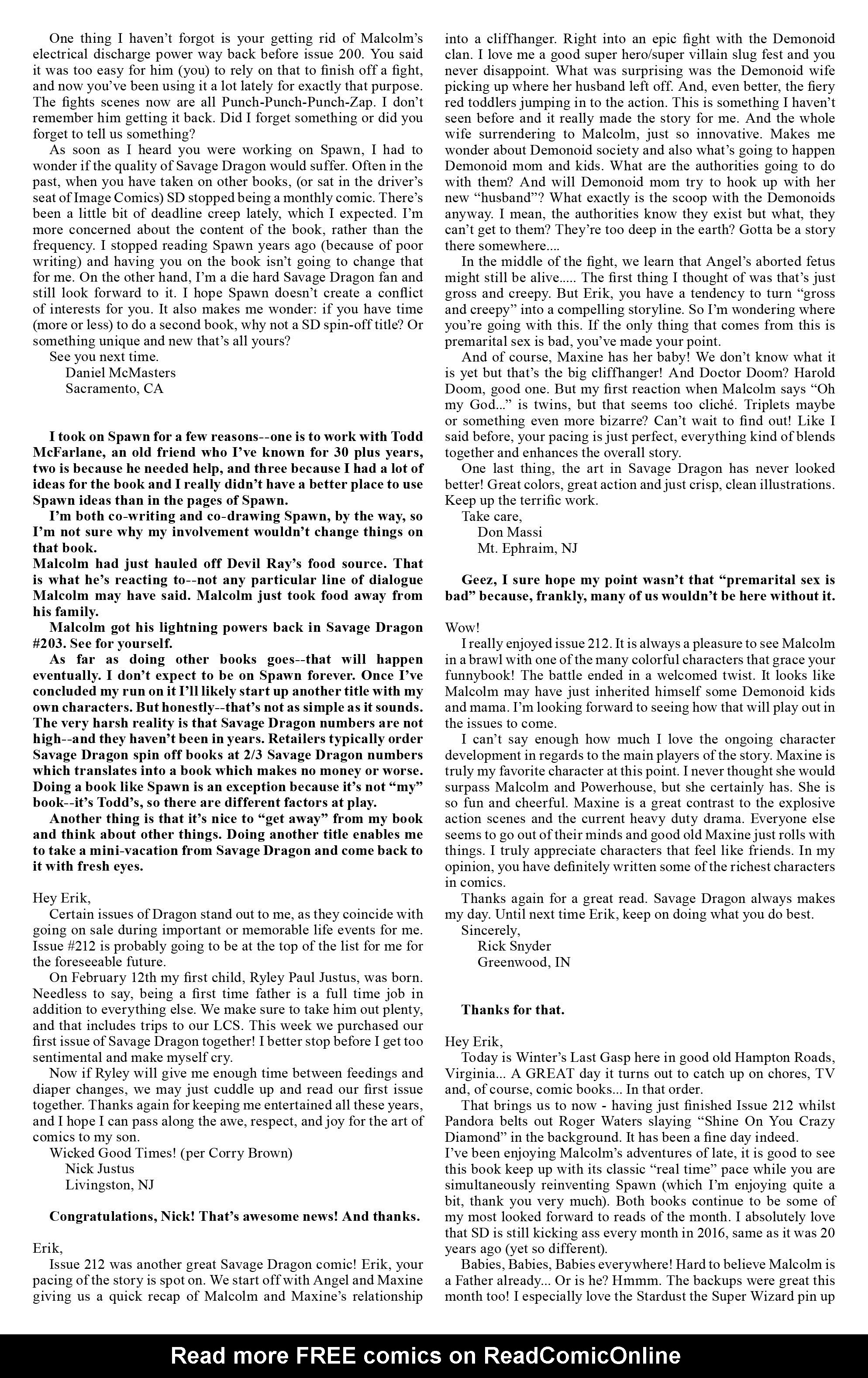 Read online The Savage Dragon (1993) comic -  Issue #214 - 23