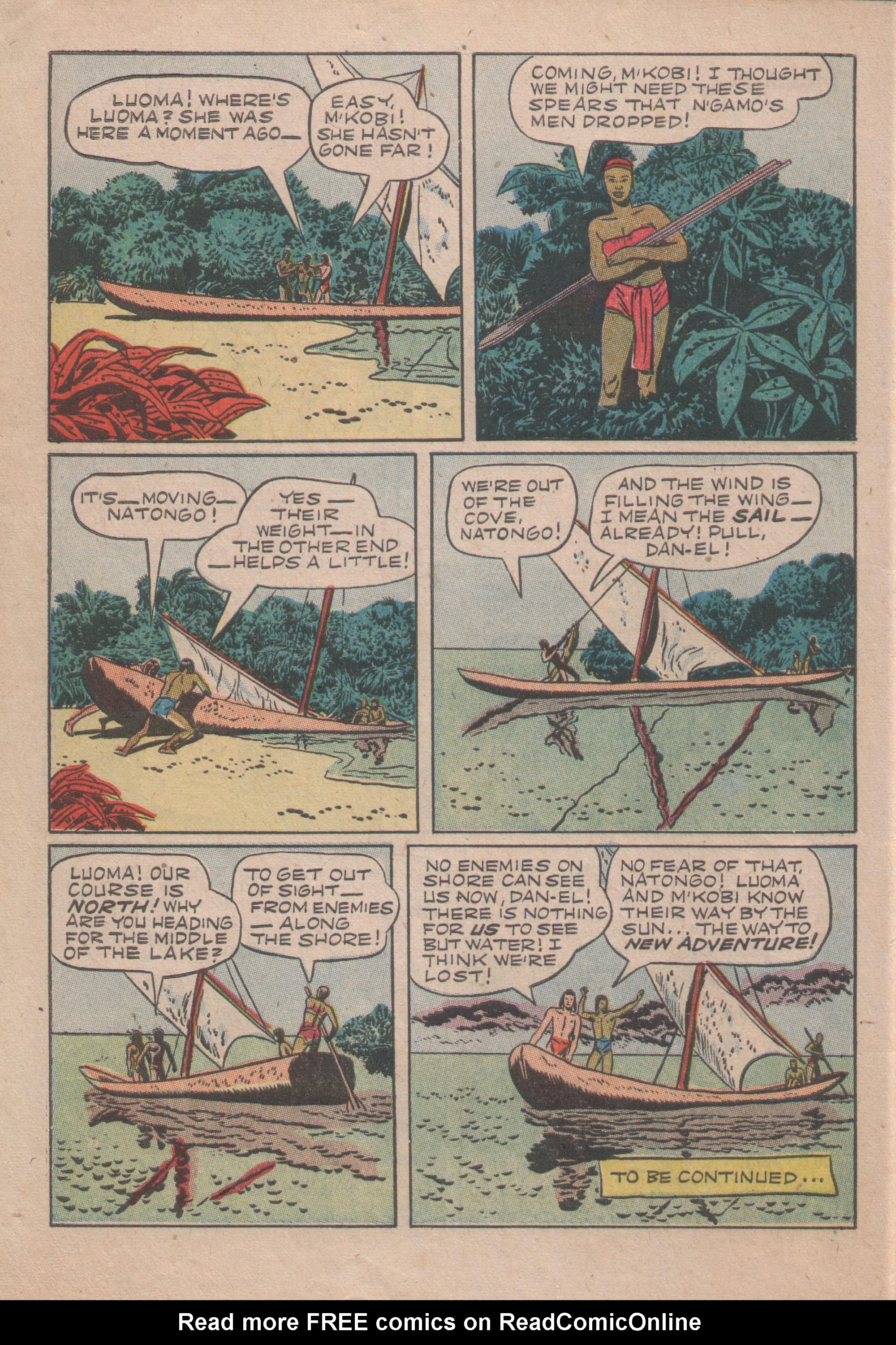 Read online Tarzan (1948) comic -  Issue #33 - 34