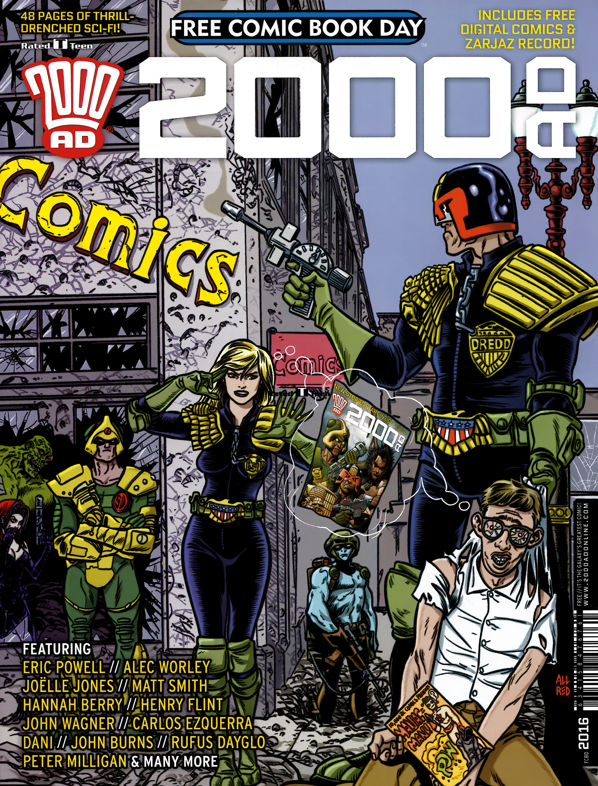 Read online Free Comic Book Day 2016 comic -  Issue # 2000 AD - 1