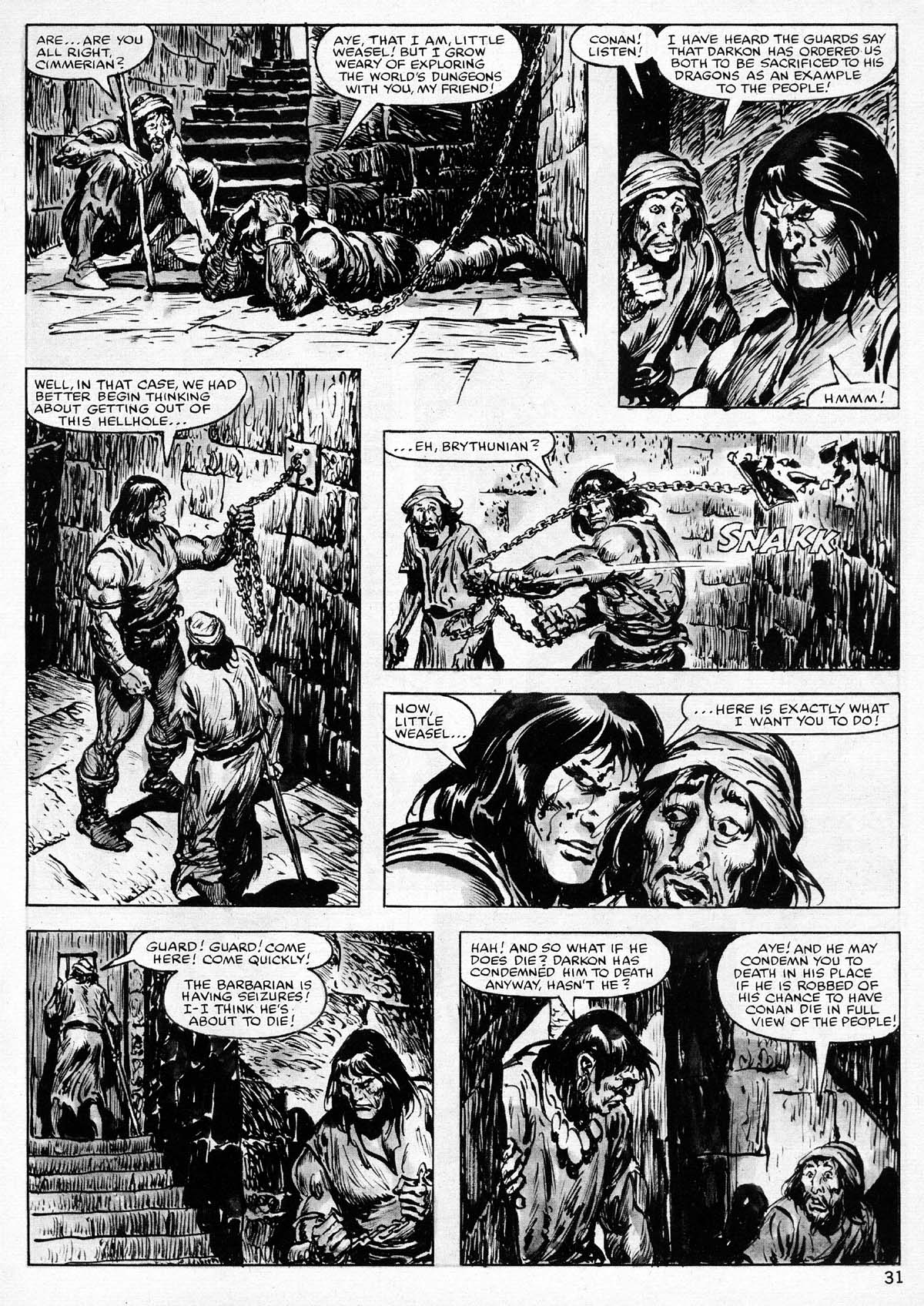 Read online The Savage Sword Of Conan comic -  Issue #77 - 31