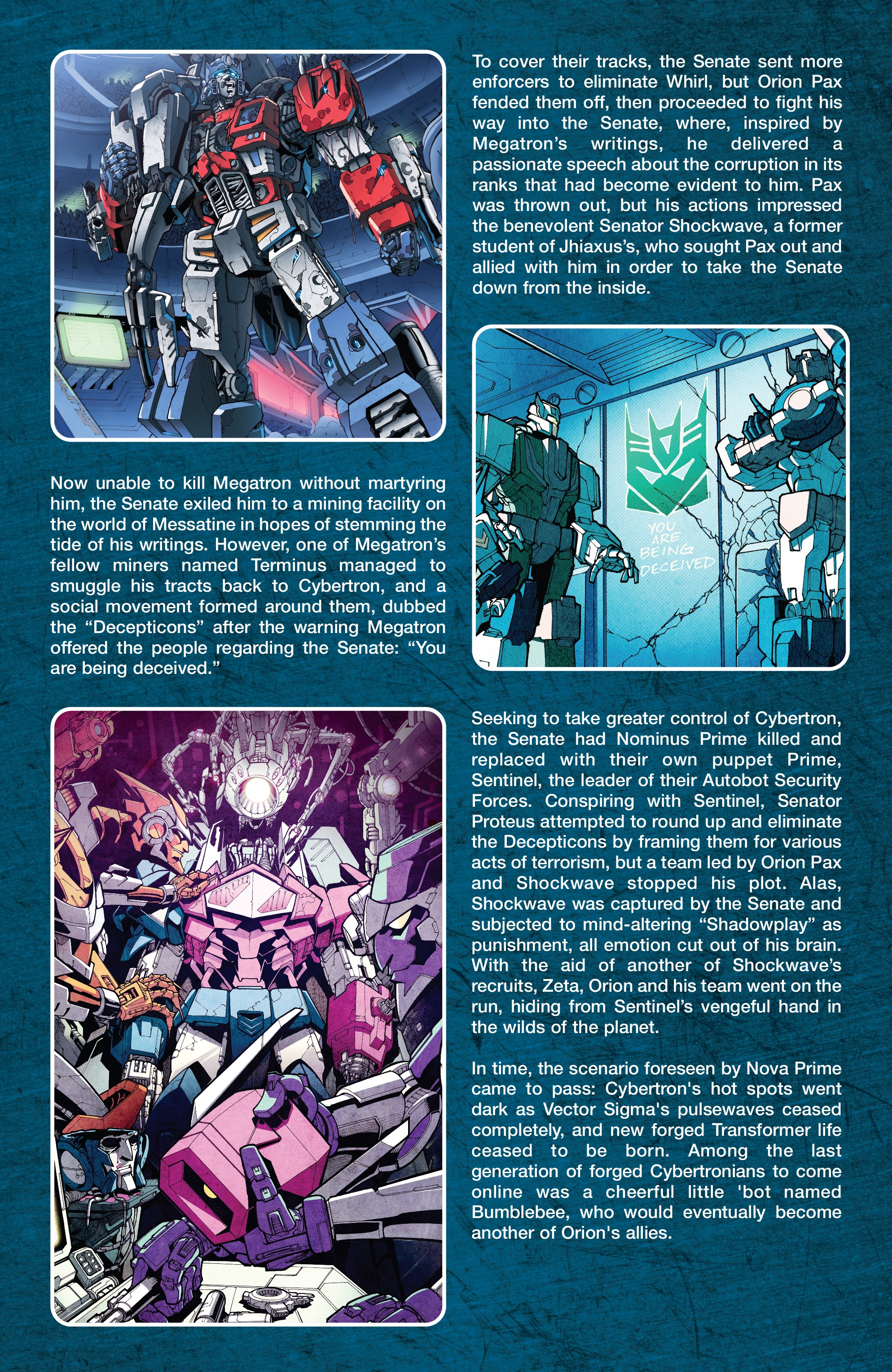 Read online Transformers: Historia comic -  Issue # Full - 11