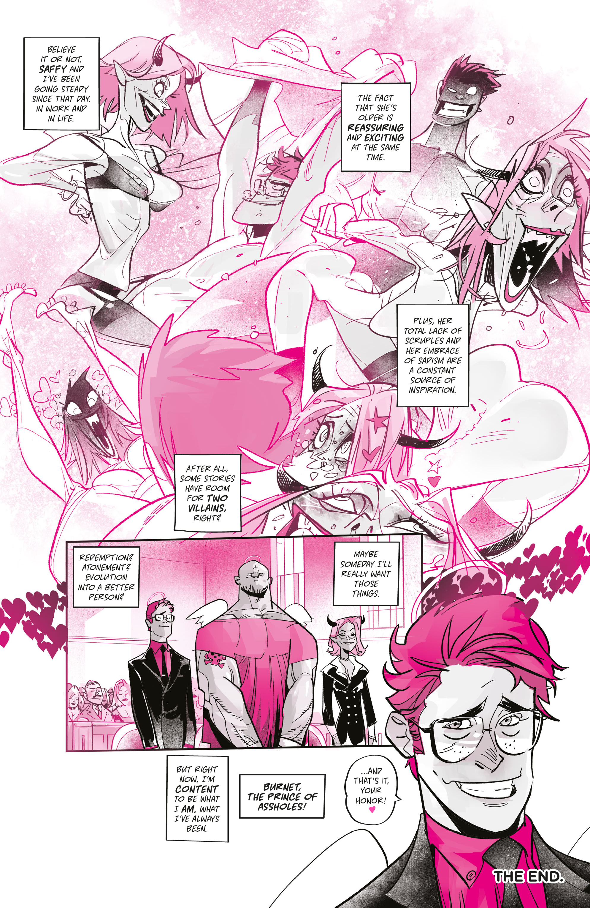 Read online Mirka Andolfo's Sweet Paprika: Black White & Pink (One-Shot) comic -  Issue # Full - 51