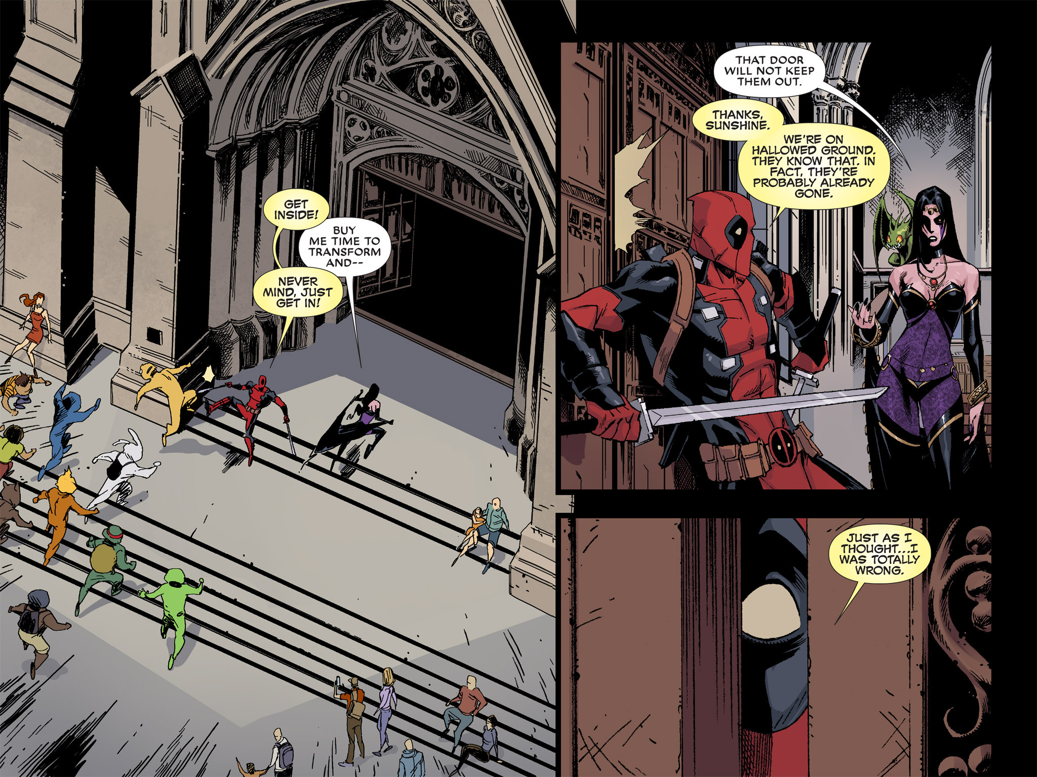 Read online Deadpool: Dracula's Gauntlet comic -  Issue # Part 7 - 18