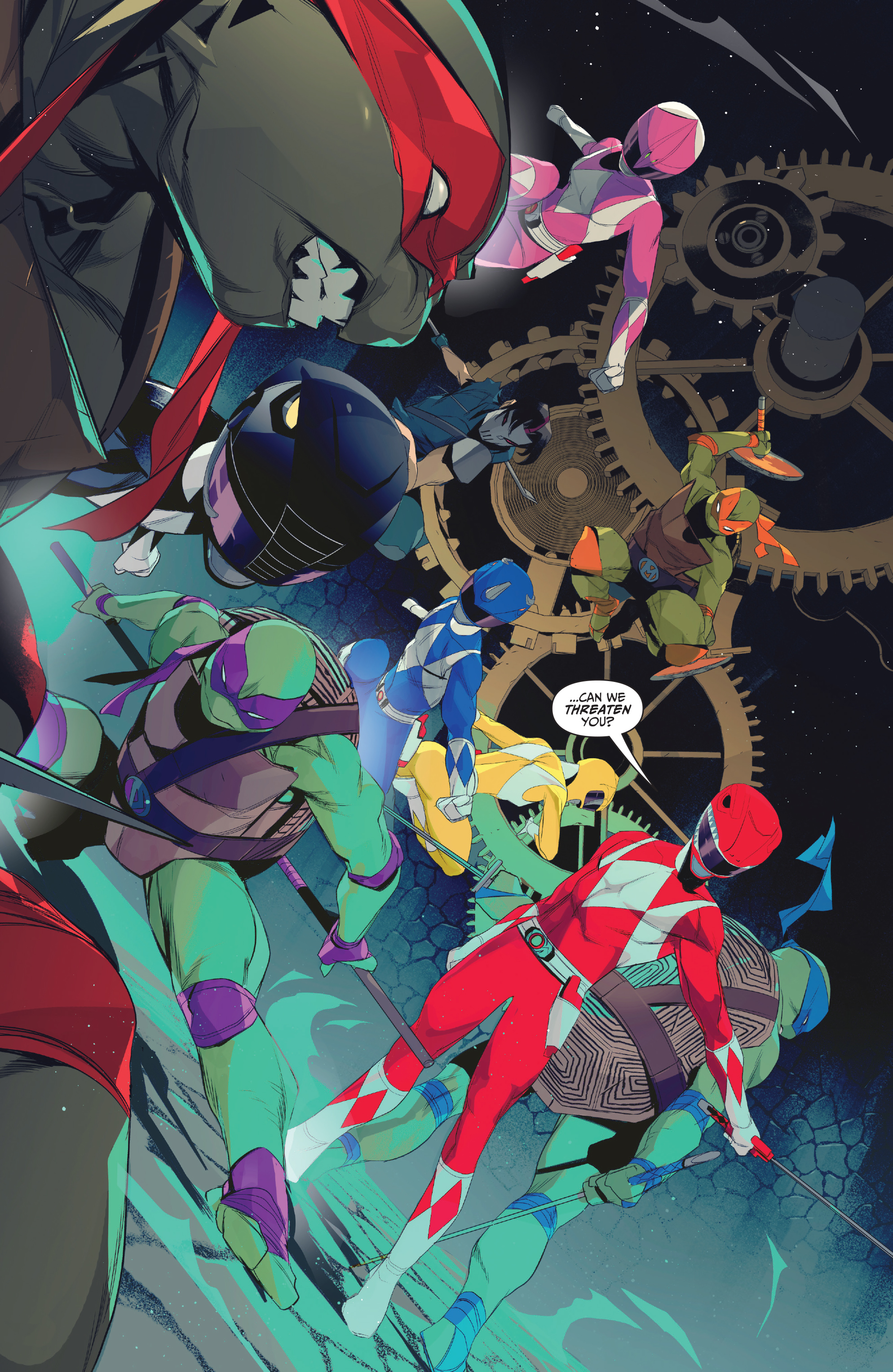 Read online Mighty Morphin Power Rangers: Teenage Mutant Ninja Turtles comic -  Issue #5 - 15