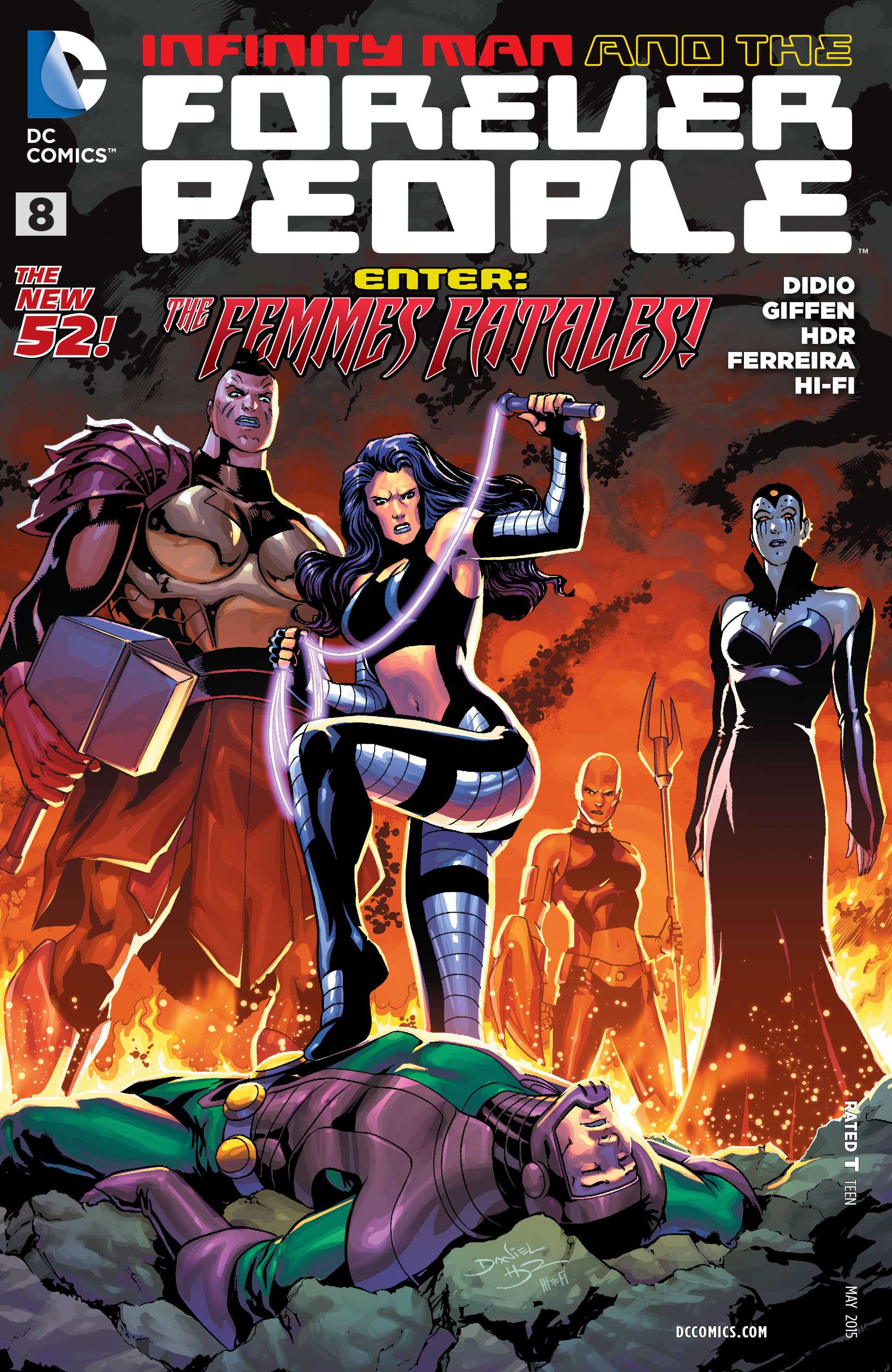Read online Infinity Man and the Forever People comic -  Issue #8 - 1