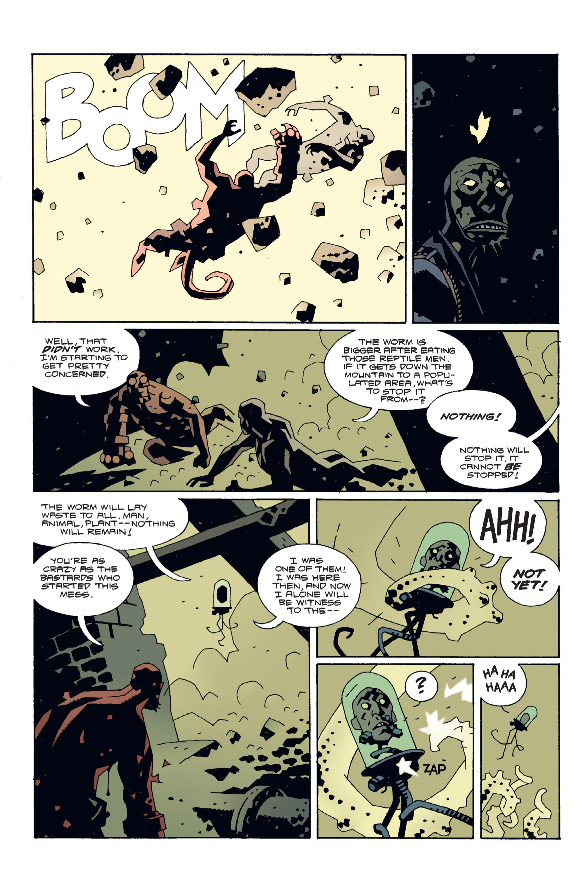 Read online Hellboy comic -  Issue #5 - 115