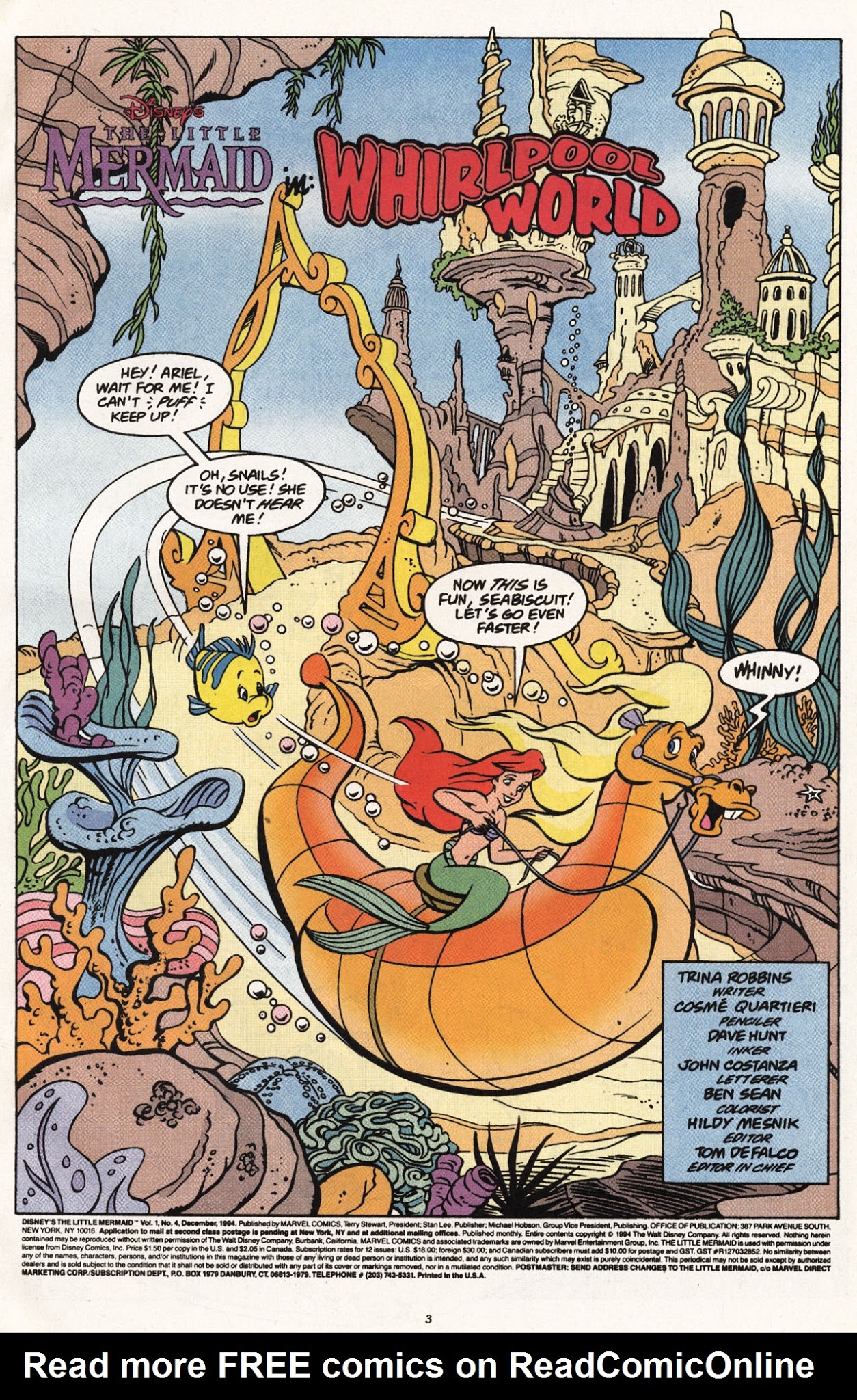 Read online Disney's The Little Mermaid comic -  Issue #4 - 5