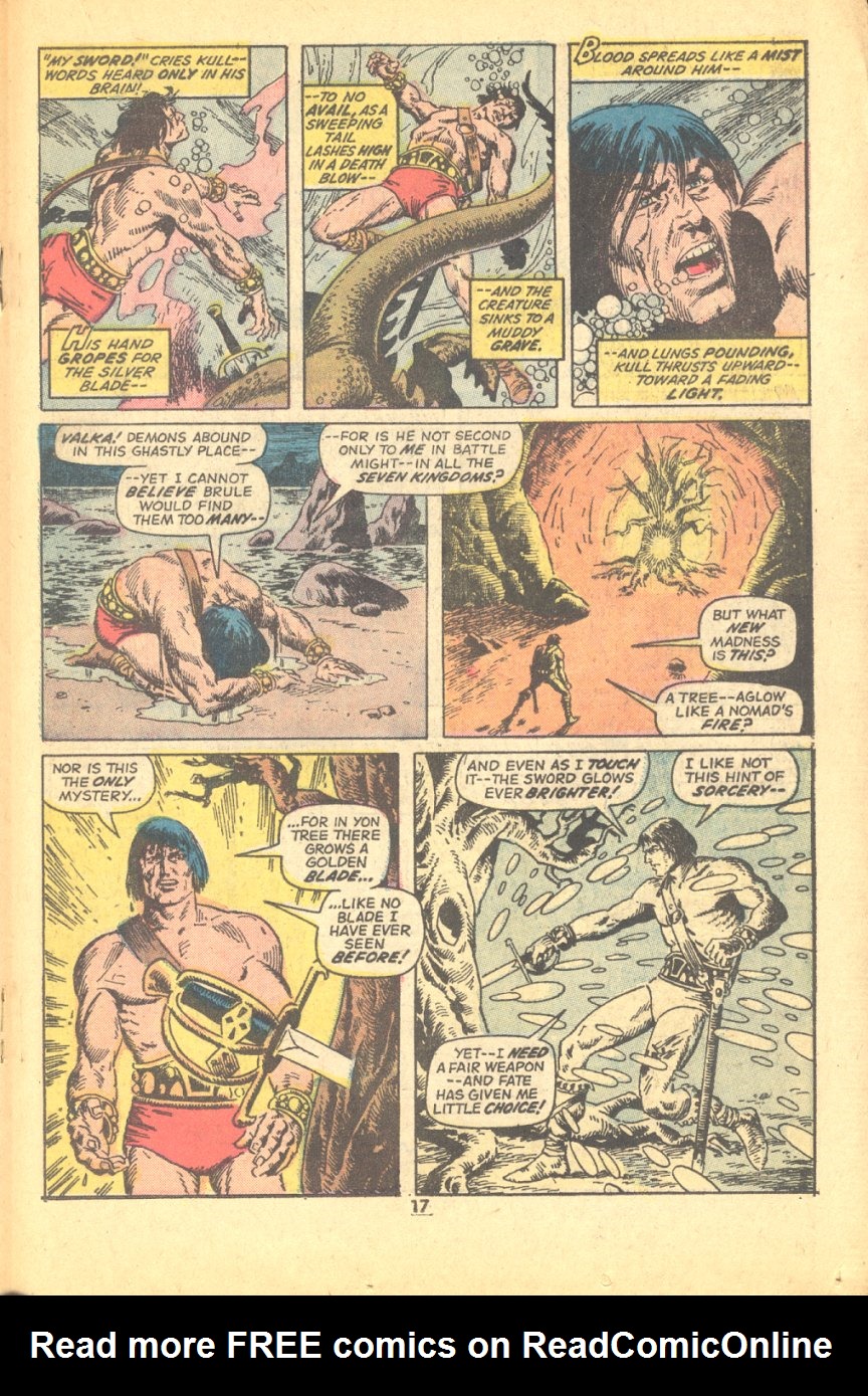 Read online Kull, the Conqueror (1971) comic -  Issue #7 - 13