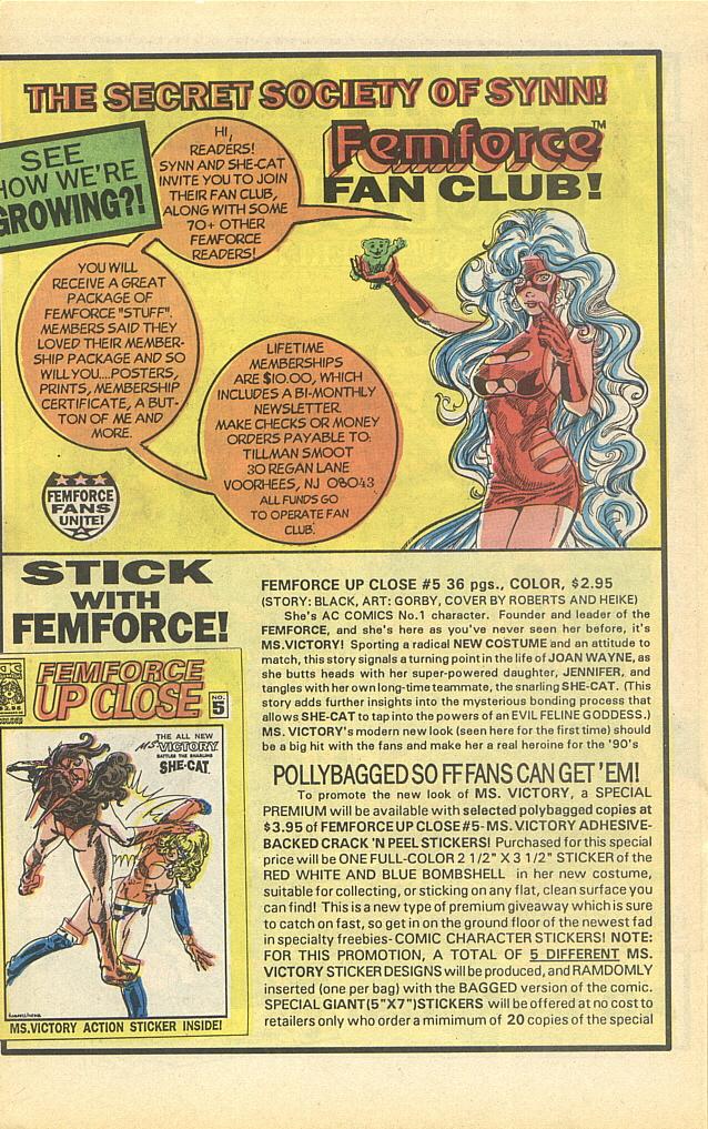 Read online Femforce comic -  Issue #60 - 22