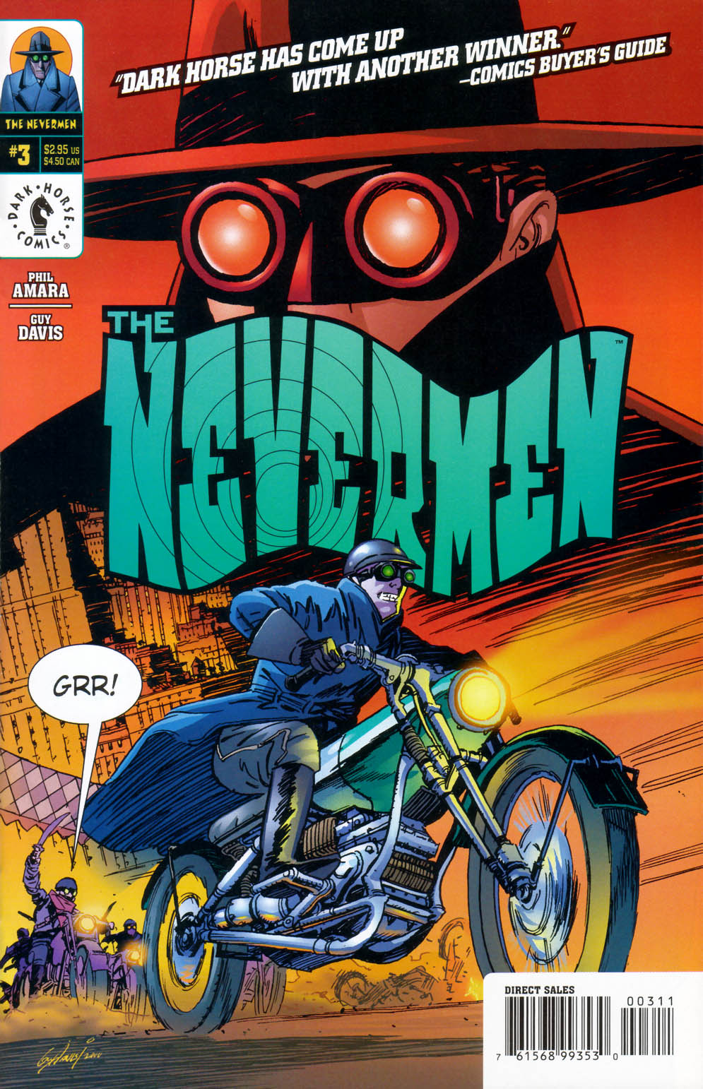 Read online The Nevermen comic -  Issue #3 - 1
