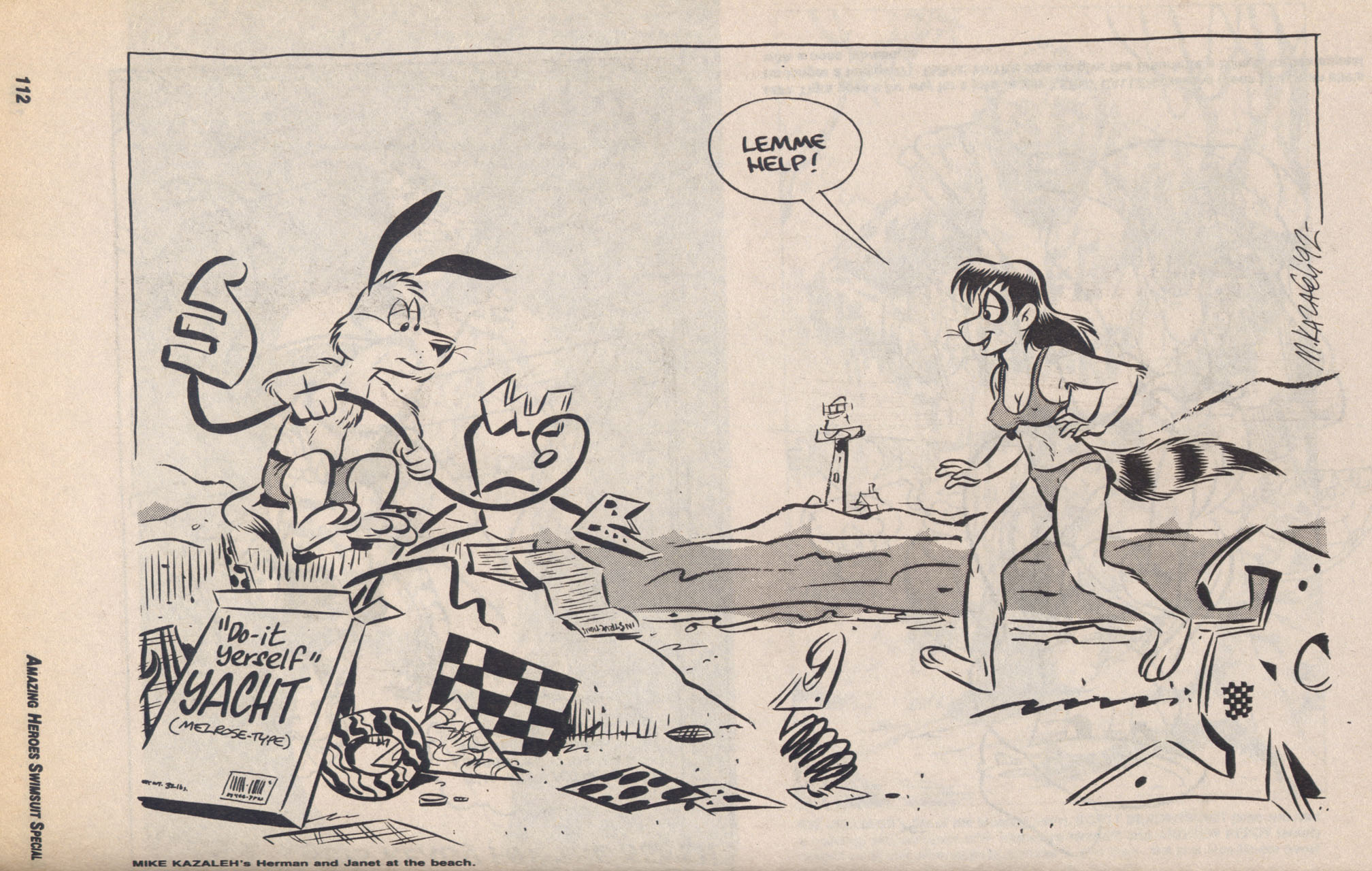 Read online Amazing Heroes Swimsuit Special comic -  Issue # TPB 3 - 111