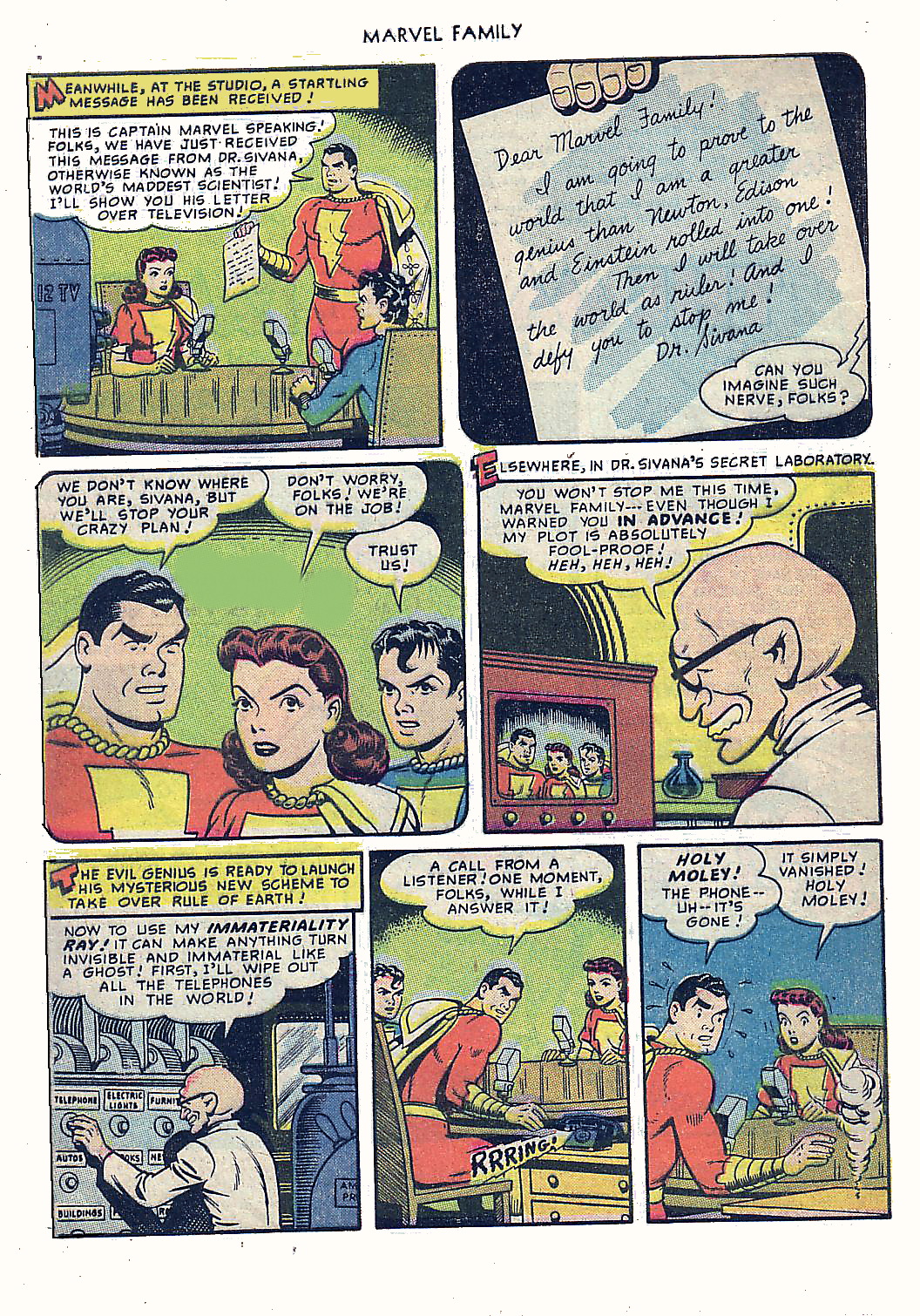 Read online The Marvel Family comic -  Issue #46 - 4