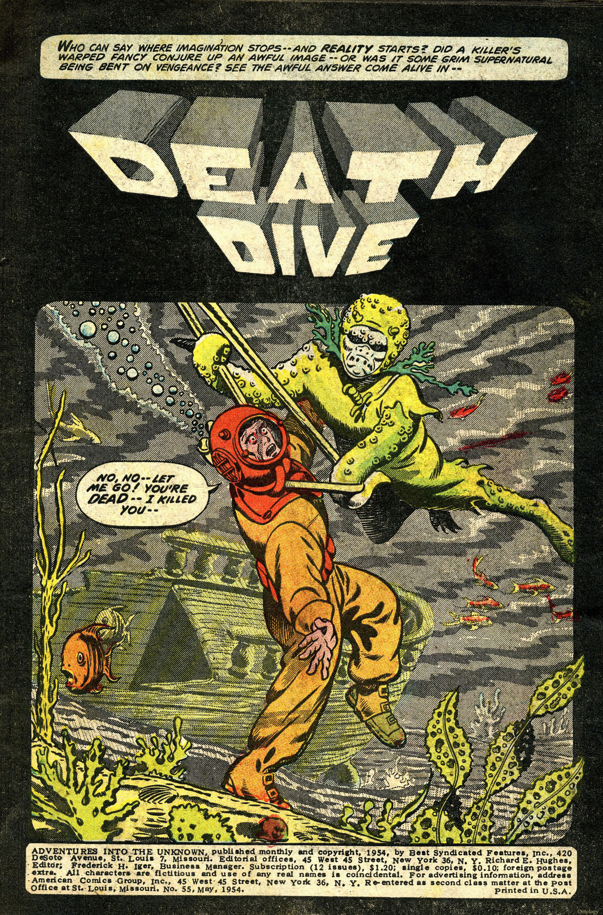 Read online Adventures Into The Unknown comic -  Issue #55 - 3