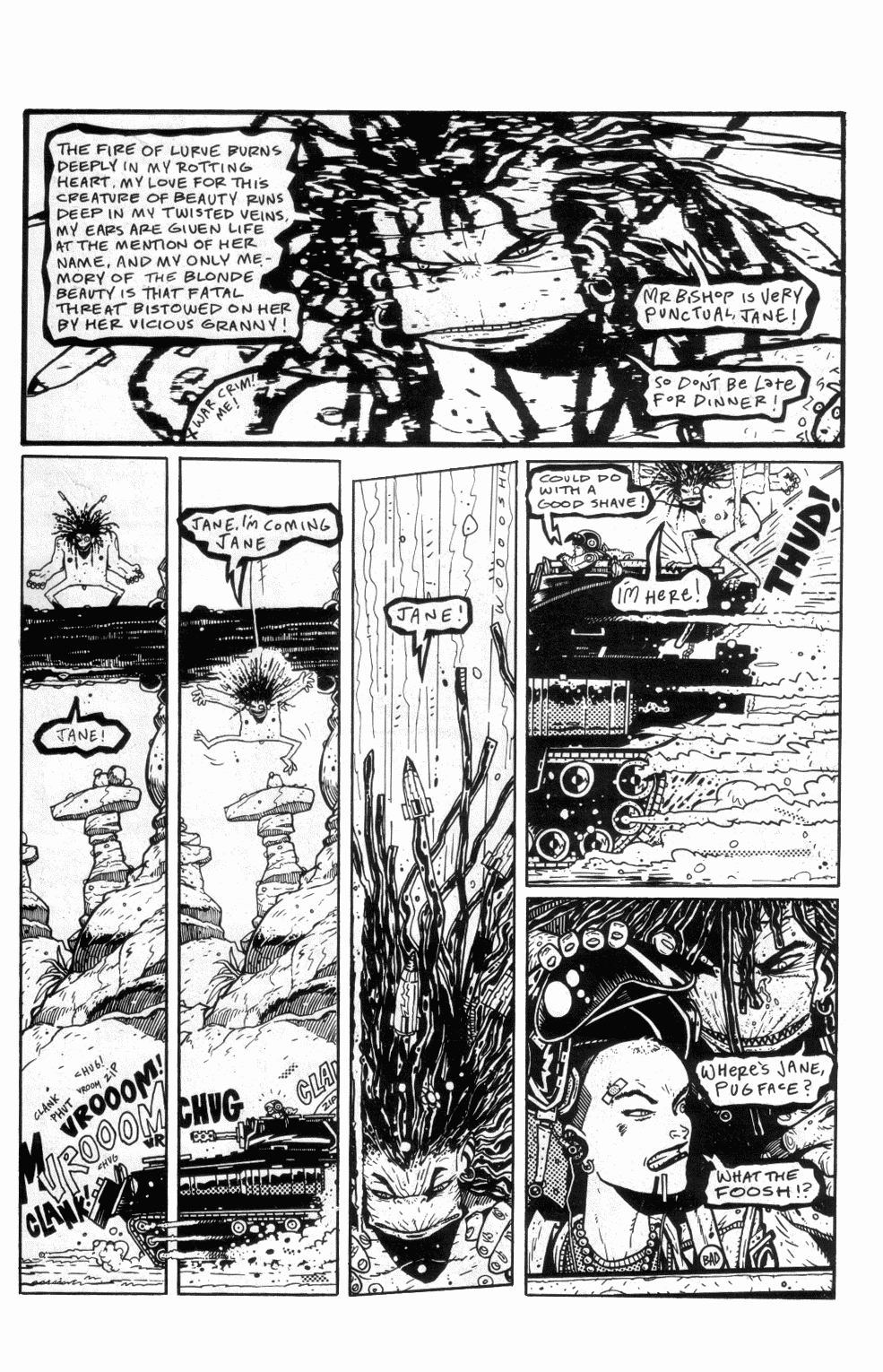Read online Tank Girl (1991) comic -  Issue #1 - 12