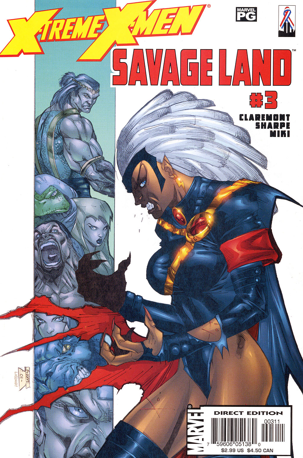 Read online X-Treme X-Men: Savage Land comic -  Issue #3 - 1