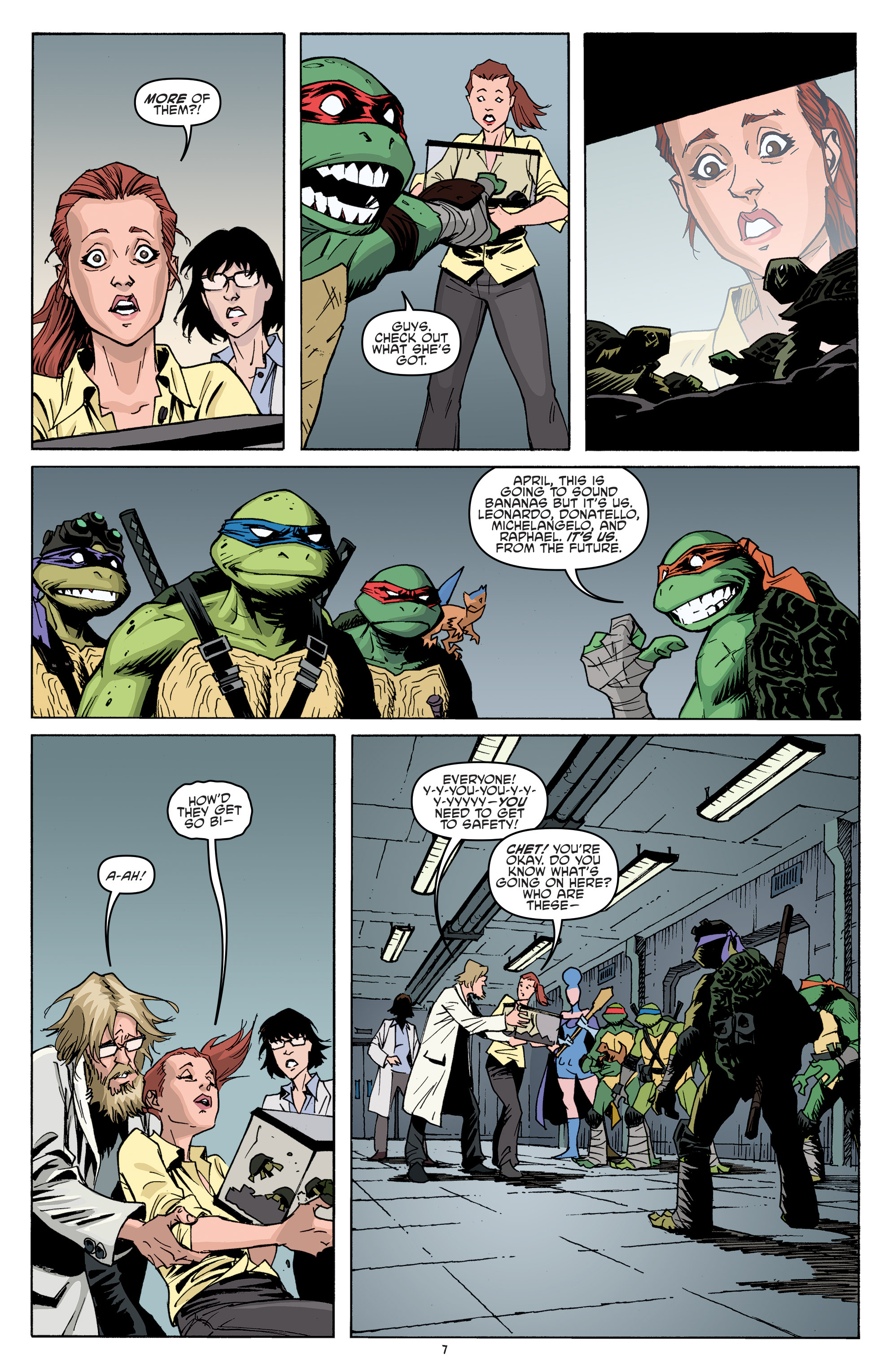 Read online Teenage Mutant Ninja Turtles Bebop & Rocksteady Destroy Everything comic -  Issue #3 - 9