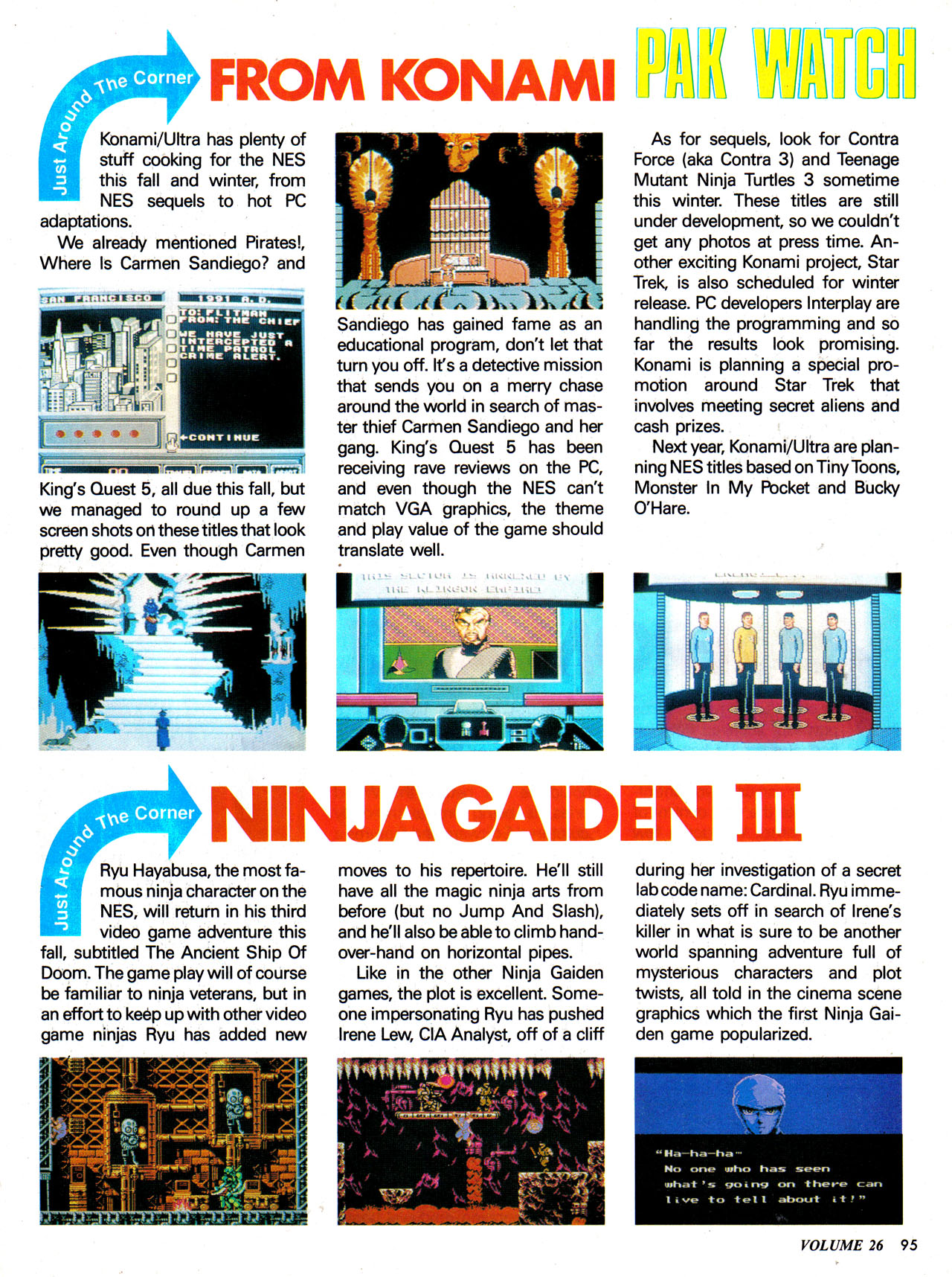 Read online Nintendo Power comic -  Issue #26 - 107