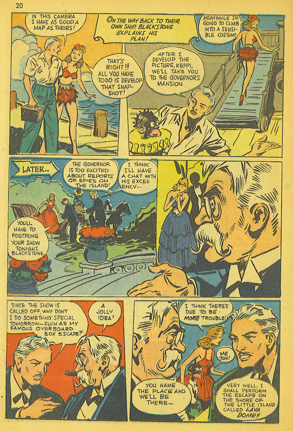 Read online Super-Magician Comics comic -  Issue #19 - 20