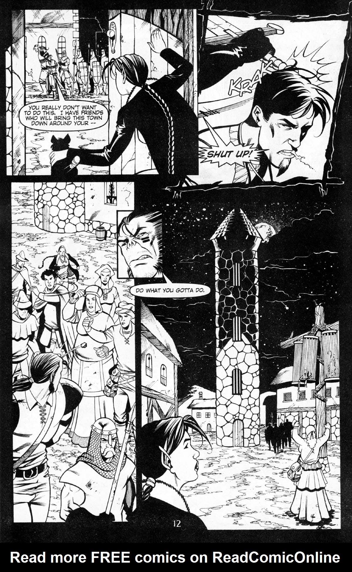 Read online Dungeons & Dragons: Black & White comic -  Issue #5 - 14