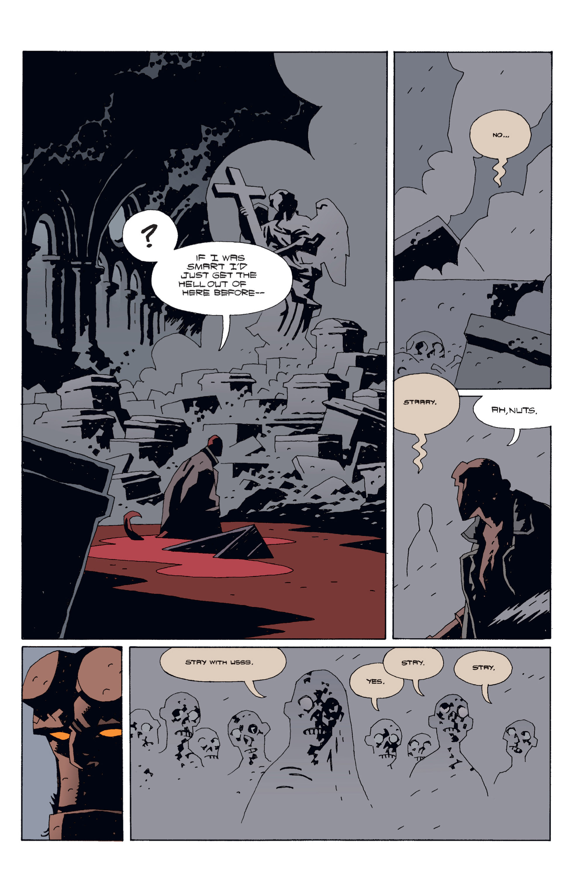 Read online Hellboy comic -  Issue #4 - 56