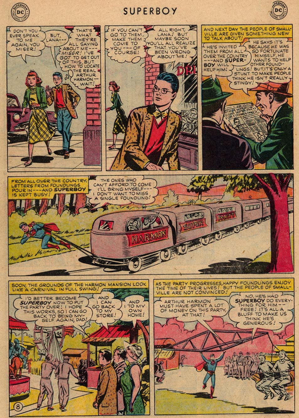 Read online Superboy (1949) comic -  Issue #23 - 9