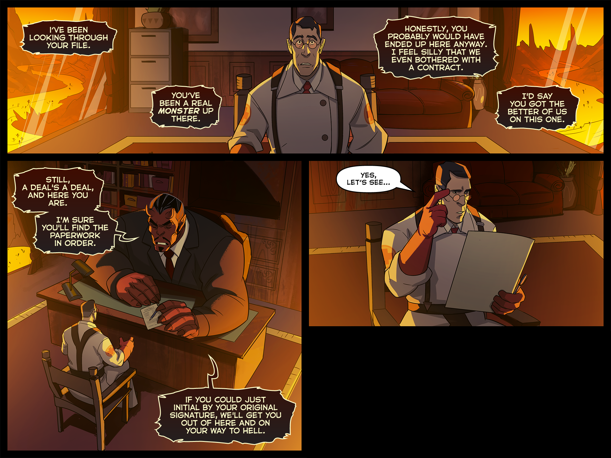 Read online Team Fortress 2 comic -  Issue #6 - 210