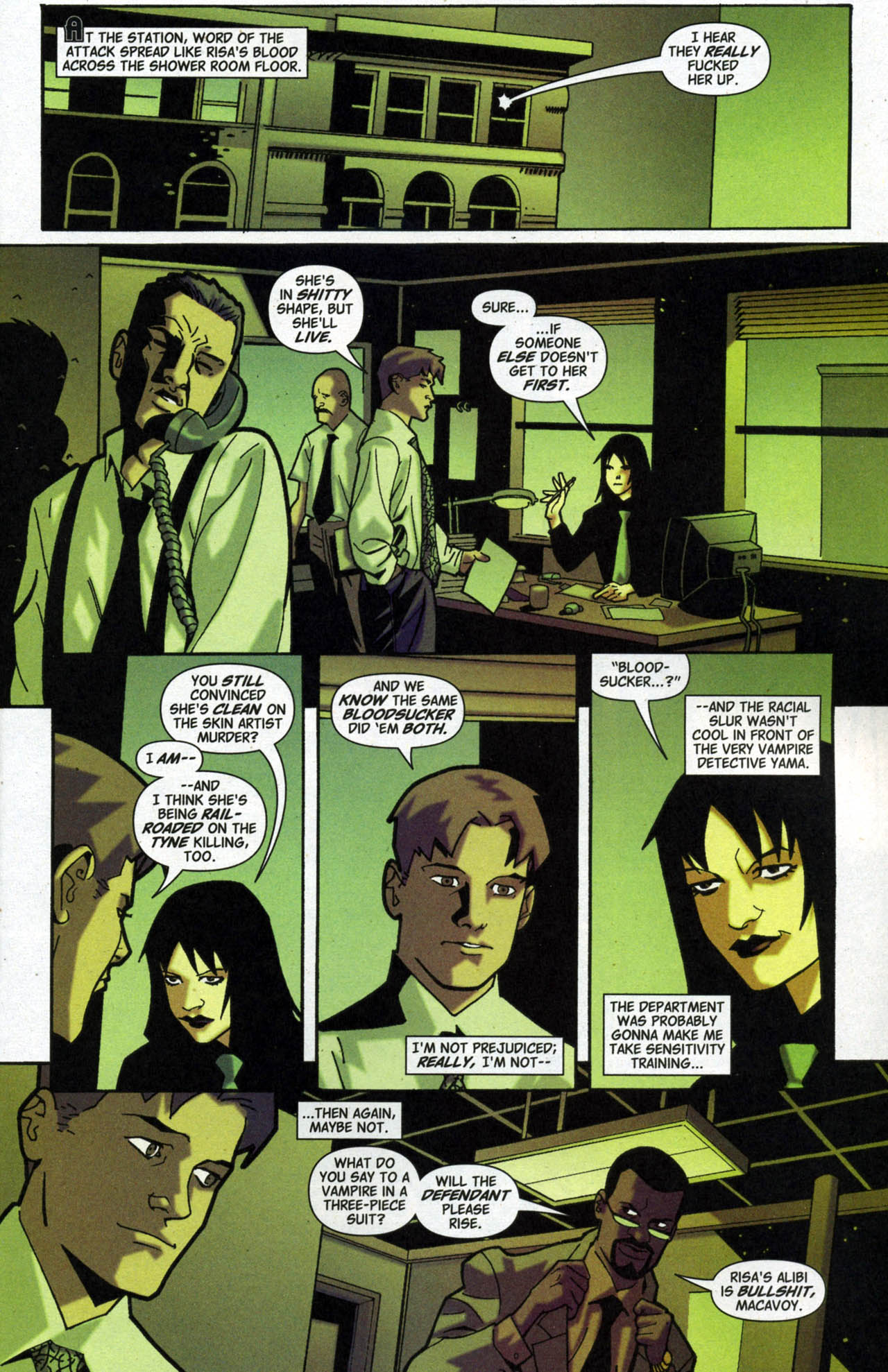 Read online Bite Club: Vampire Crime Unit comic -  Issue #3 - 6