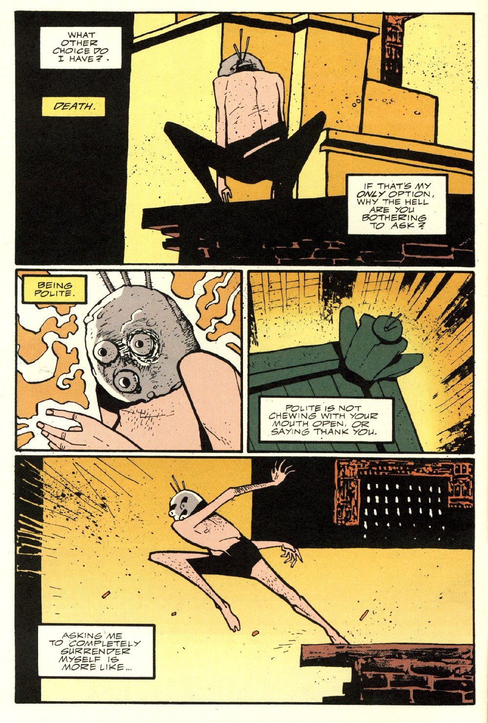 Read online Ted McKeever's Metropol comic -  Issue #4 - 4