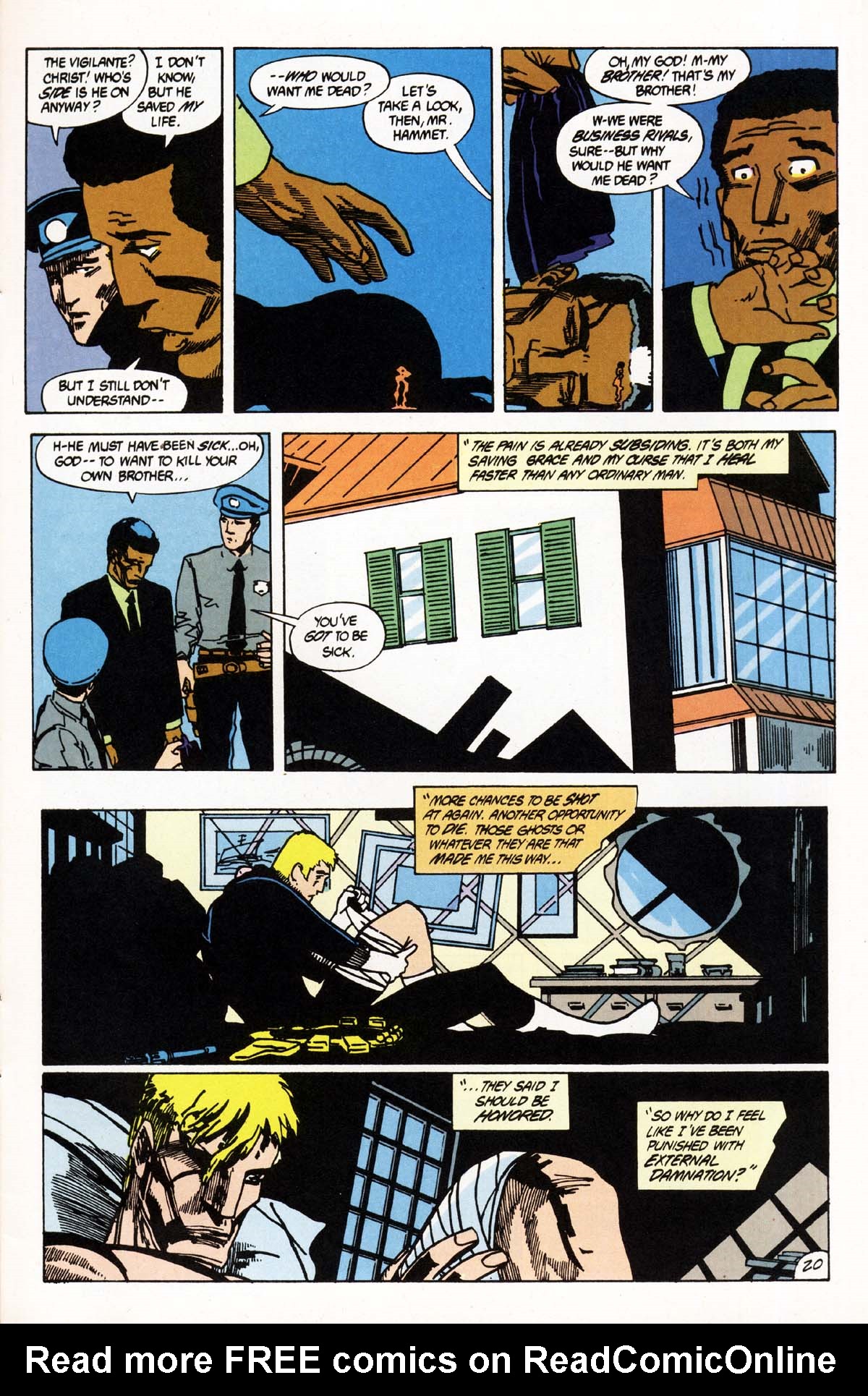 Read online Vigilante (1983) comic -  Issue #14 - 21
