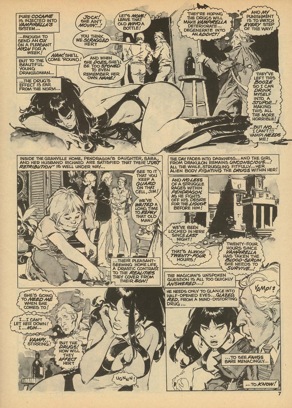 Read online Vampirella (1969) comic -  Issue #25 - 7
