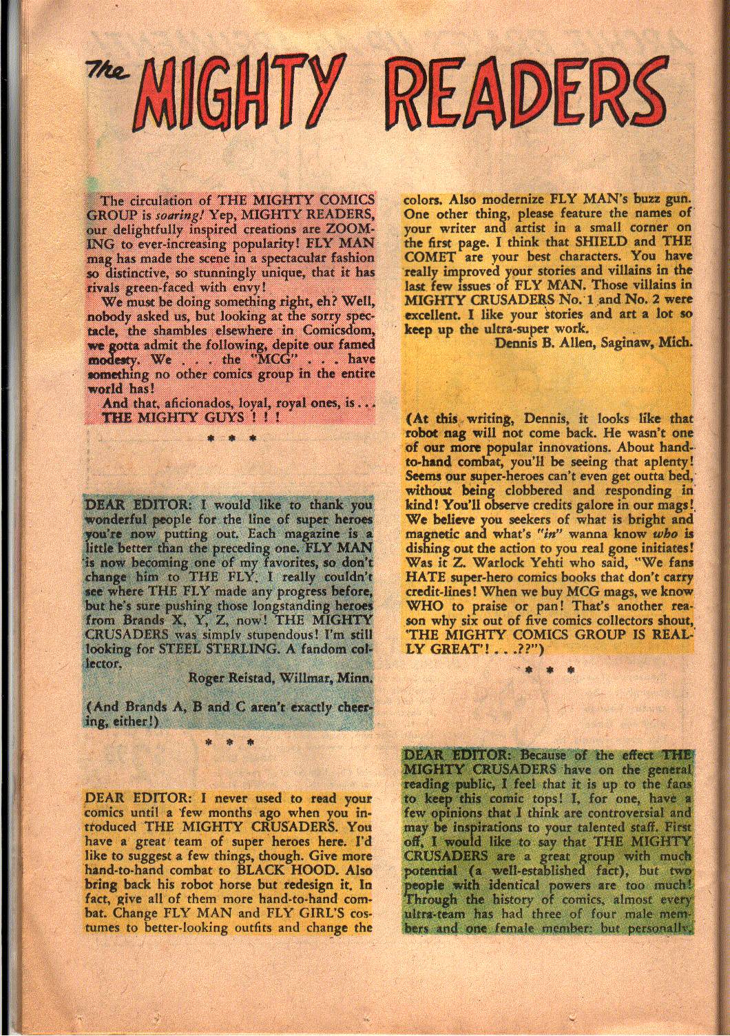Read online The Mighty Crusaders (1965) comic -  Issue #6 - 27