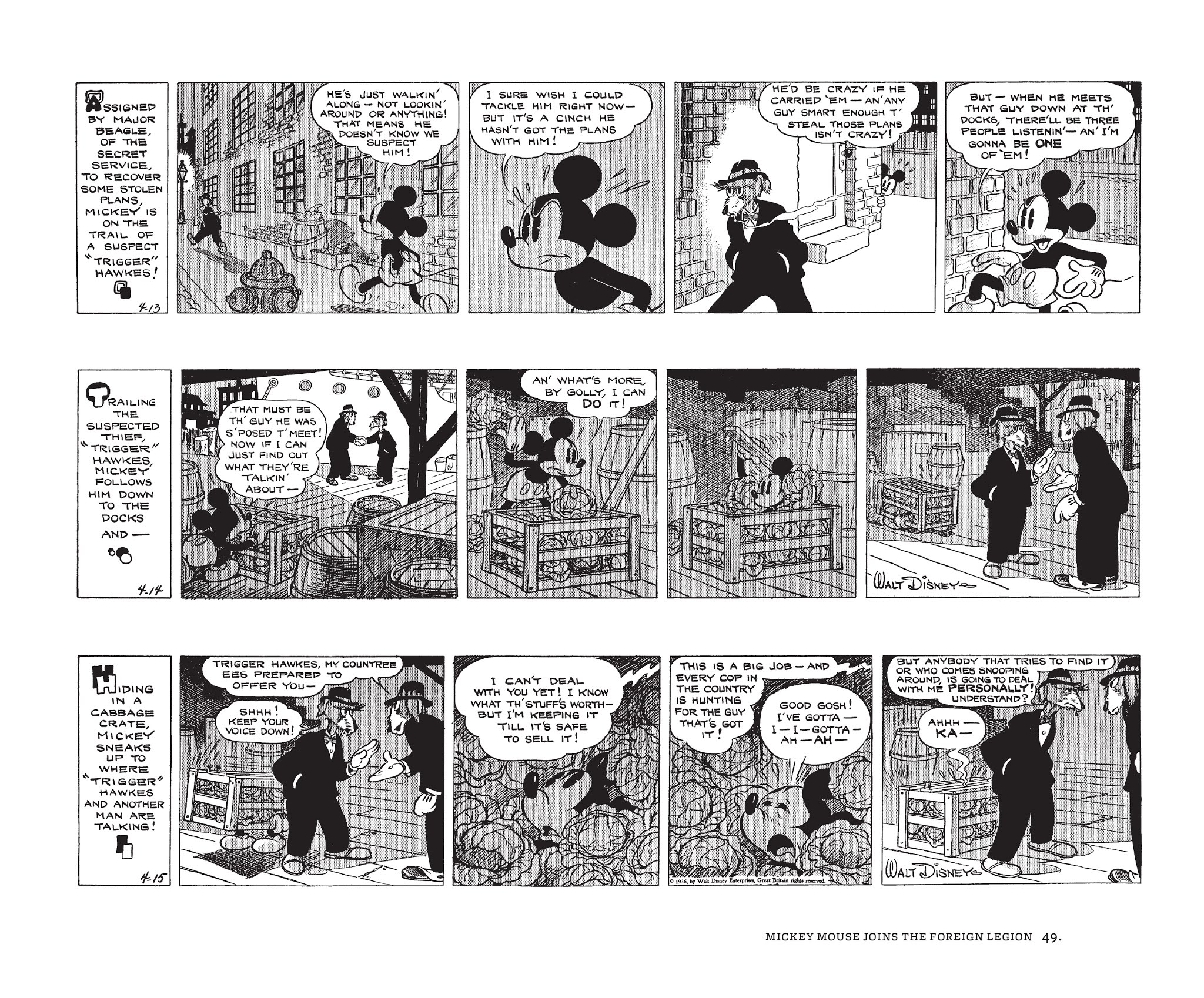 Read online Walt Disney's Mickey Mouse by Floyd Gottfredson comic -  Issue # TPB 4 (Part 1) - 49