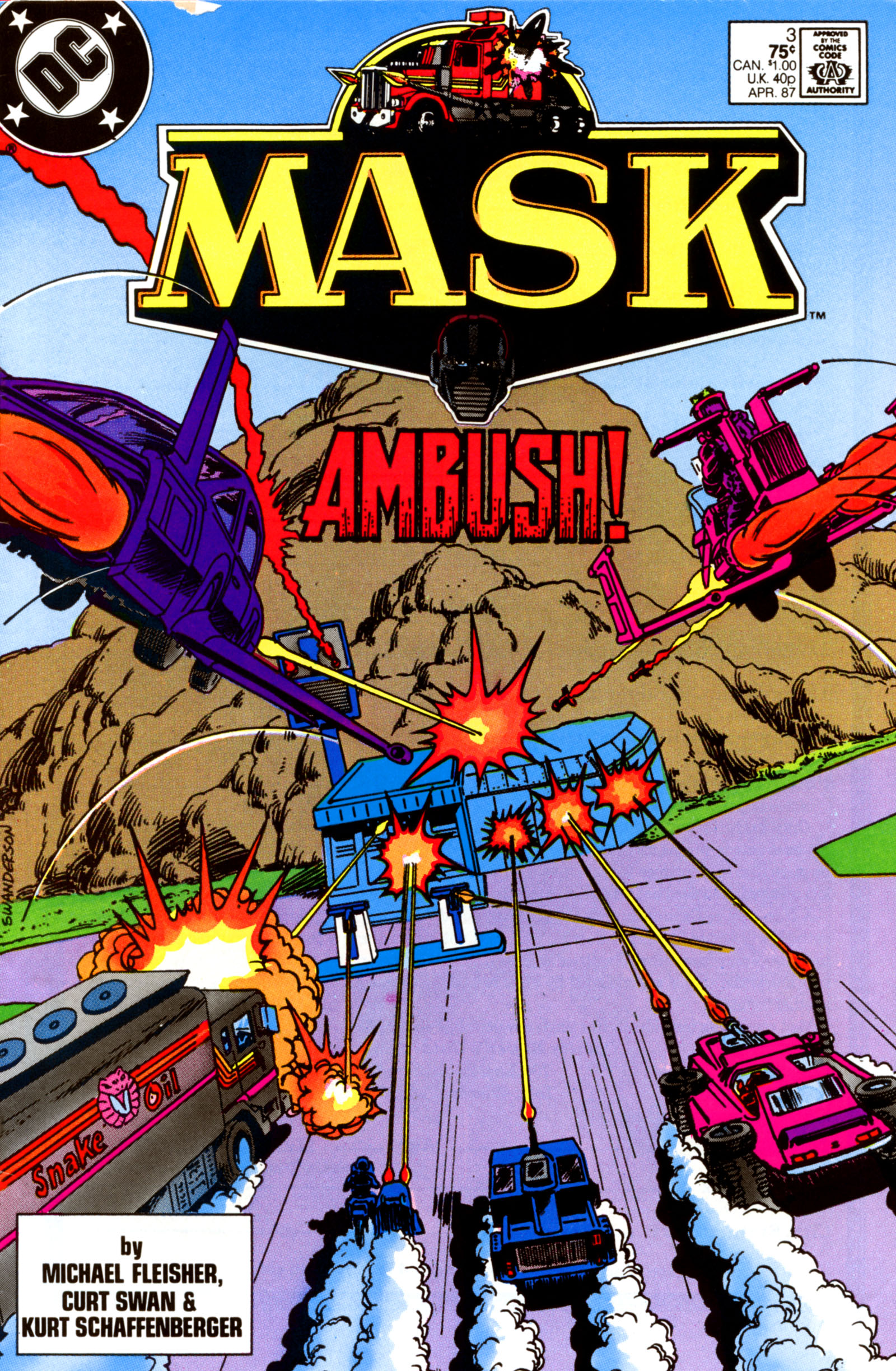 Read online MASK (1987) comic -  Issue #3 - 1