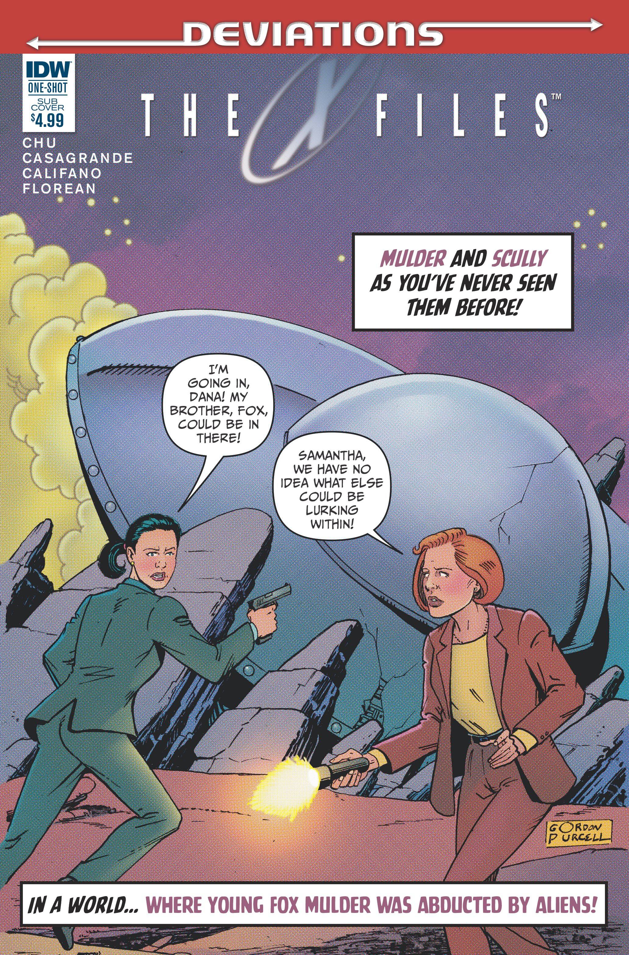 Read online The X-Files: Deviations (2016) comic -  Issue # Full - 2