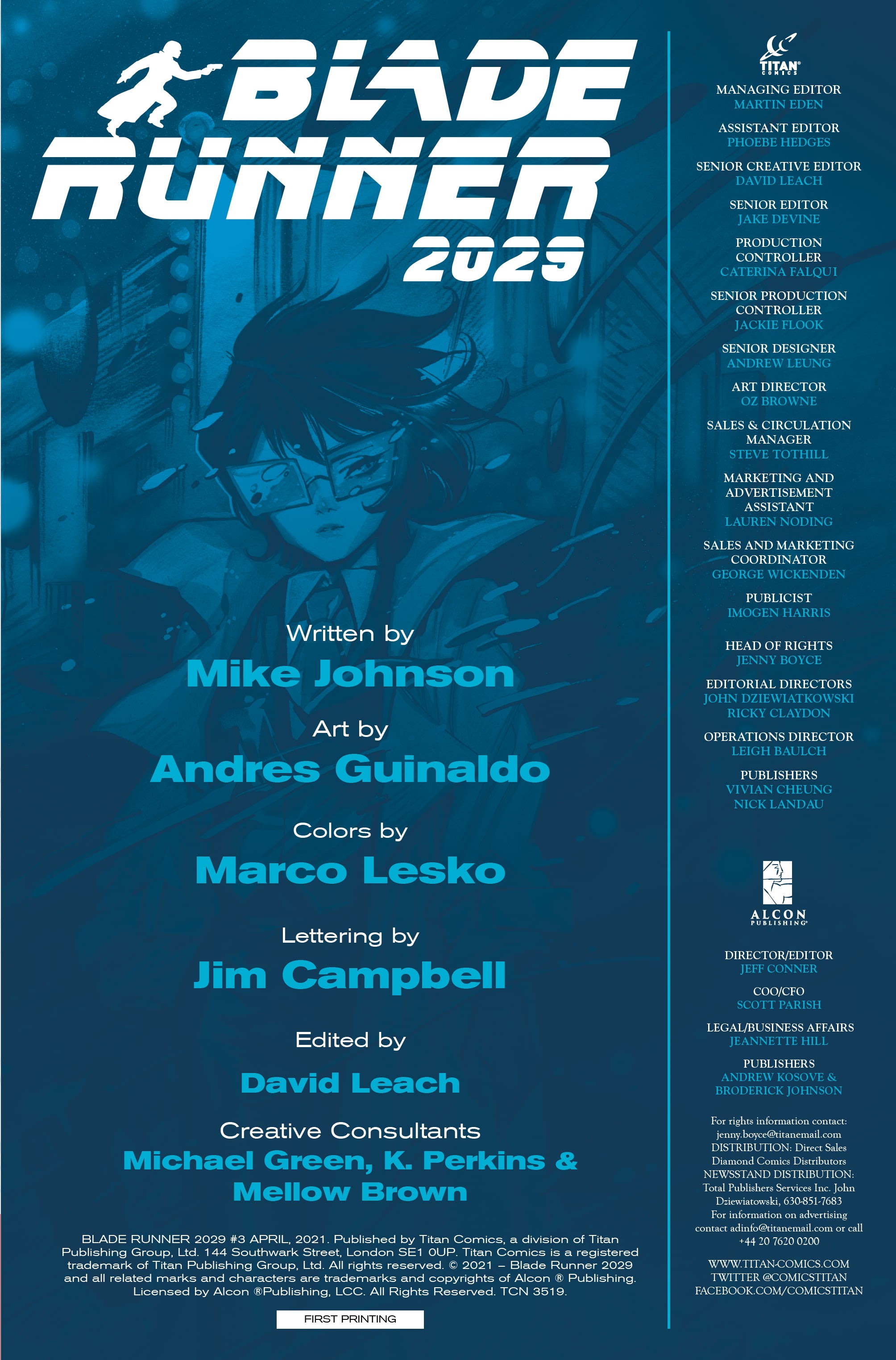 Read online Blade Runner 2029 comic -  Issue #3 - 6