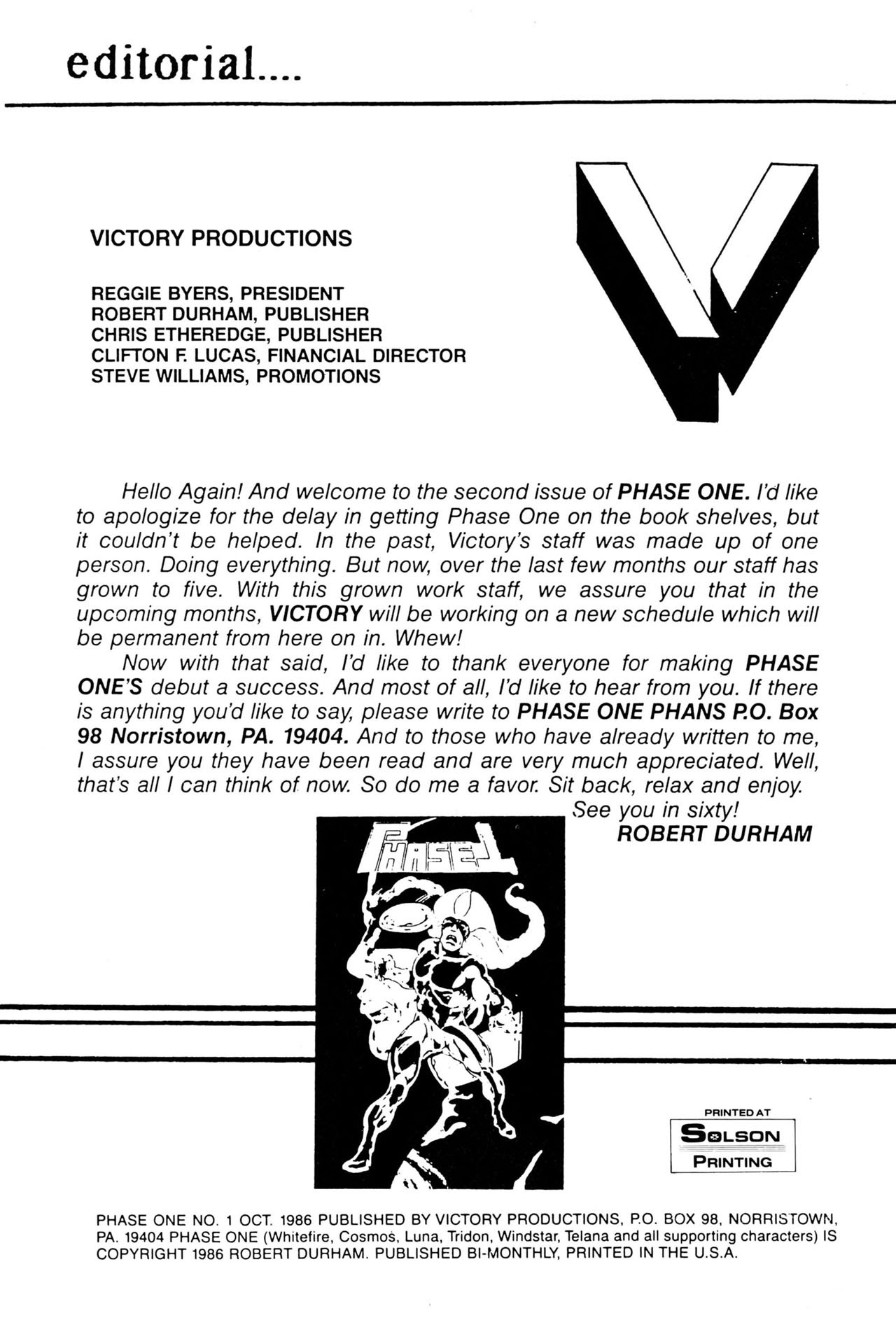 Read online Phase One comic -  Issue #2 - 2