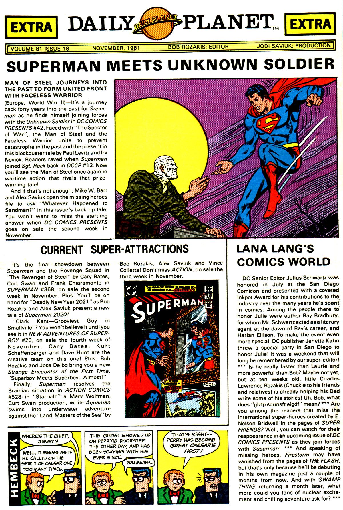 Read online The Superman Family comic -  Issue #215 - 51