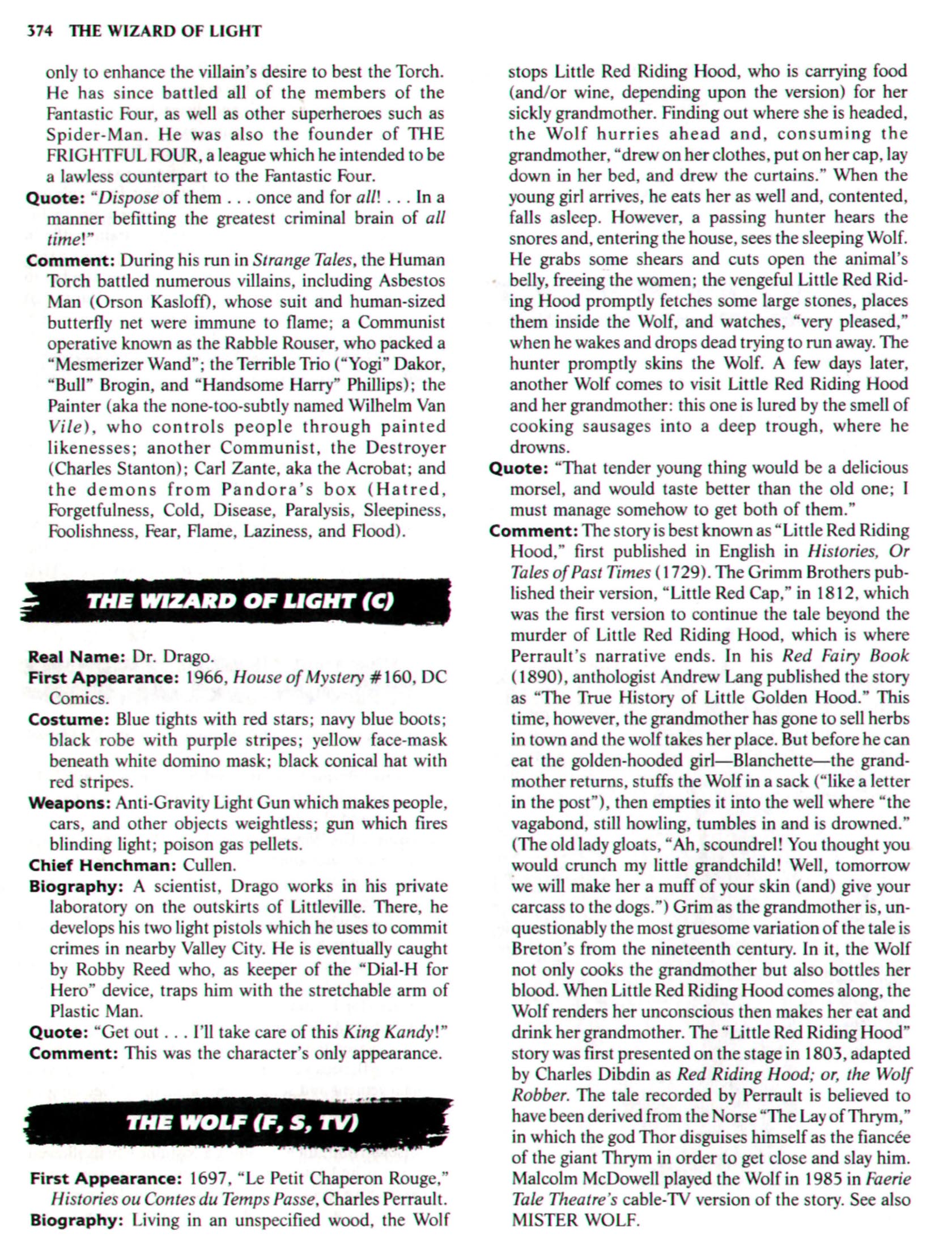 Read online The Encyclopedia of Super Villains comic -  Issue # TPB (Part 2) - 165