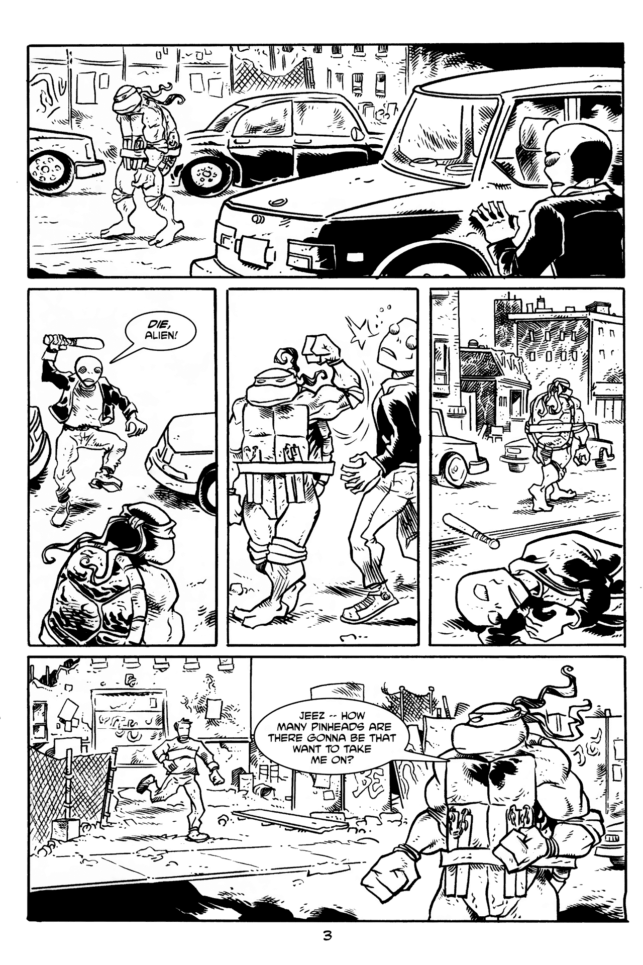 Read online Michelangelo The Third Kind comic -  Issue #4 - 5