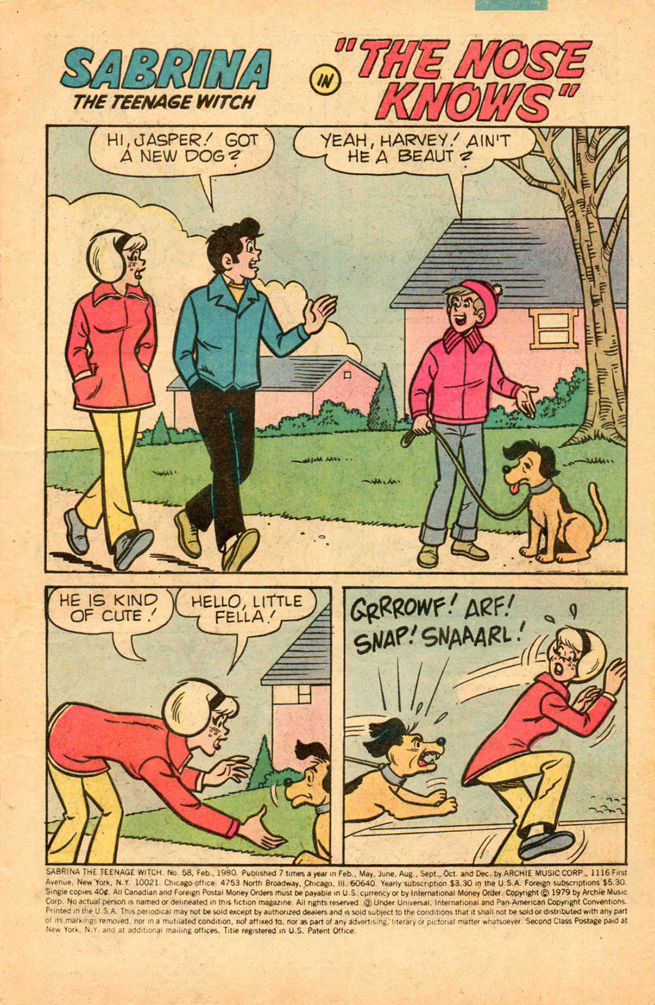 Read online Sabrina The Teenage Witch (1971) comic -  Issue #58 - 4