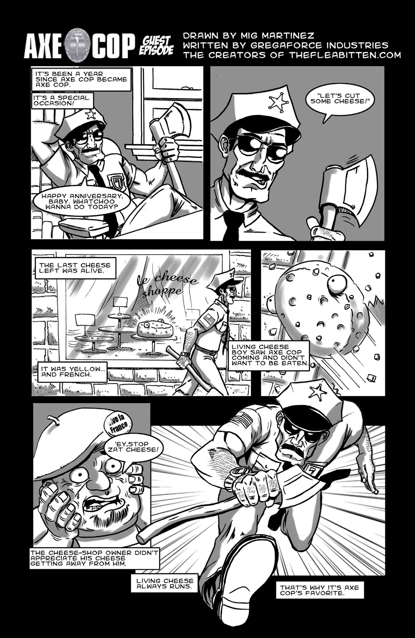 Read online Axe Cop comic -  Issue # TPB 3 - 132