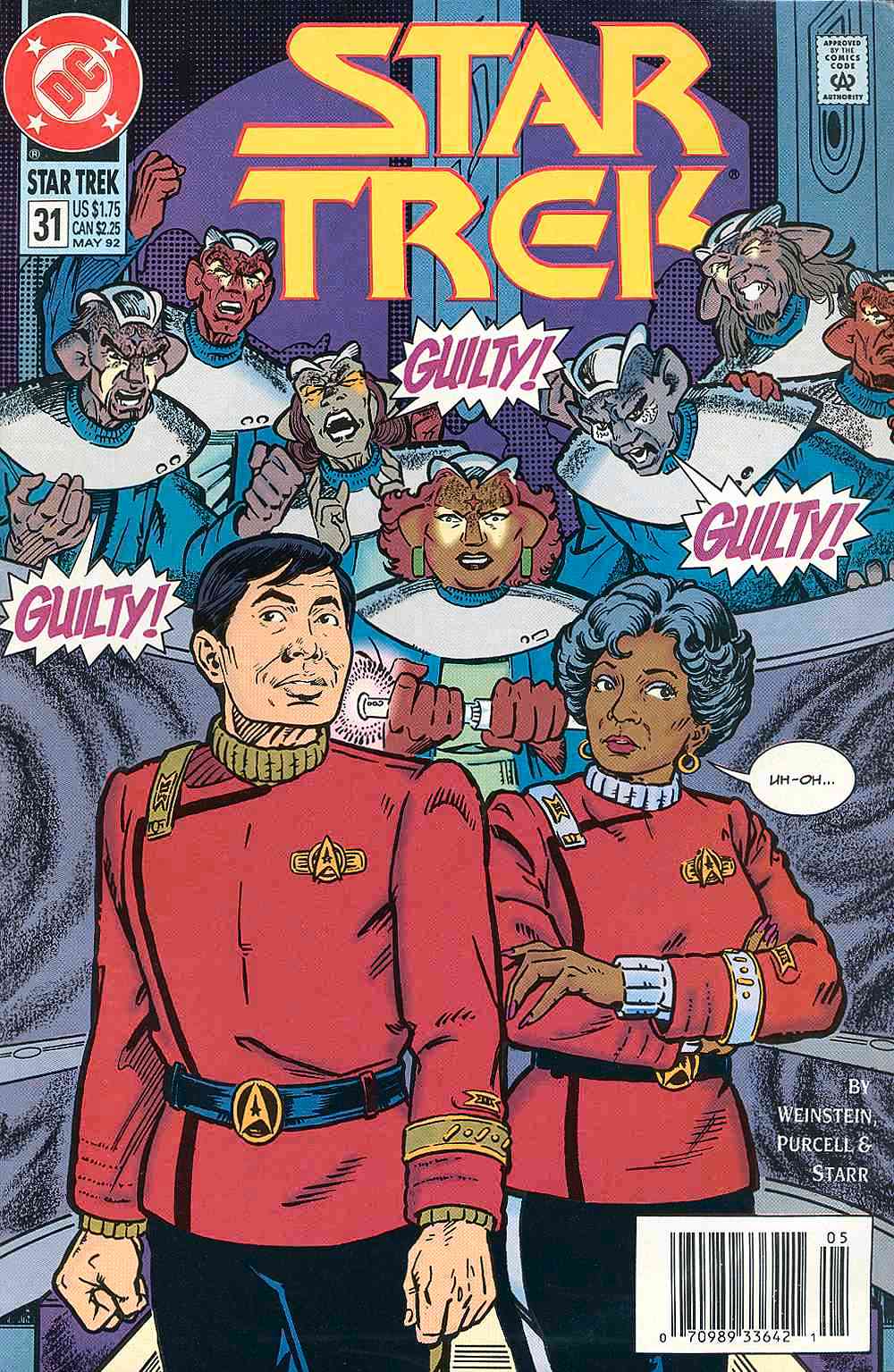Read online Star Trek (1989) comic -  Issue #31 - 1