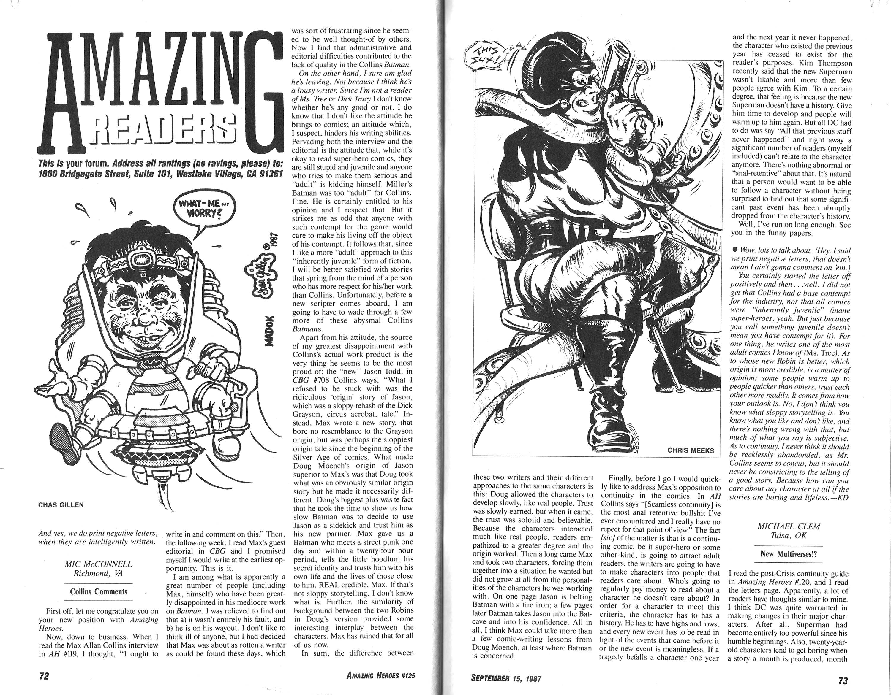 Read online Amazing Heroes comic -  Issue #125 - 37