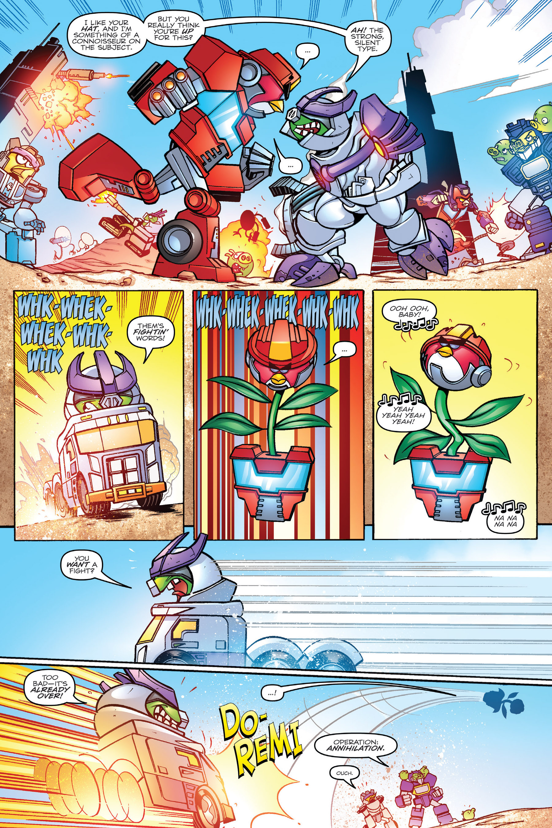 Read online Angry Birds Transformers: Age of Eggstinction comic -  Issue # Full - 58