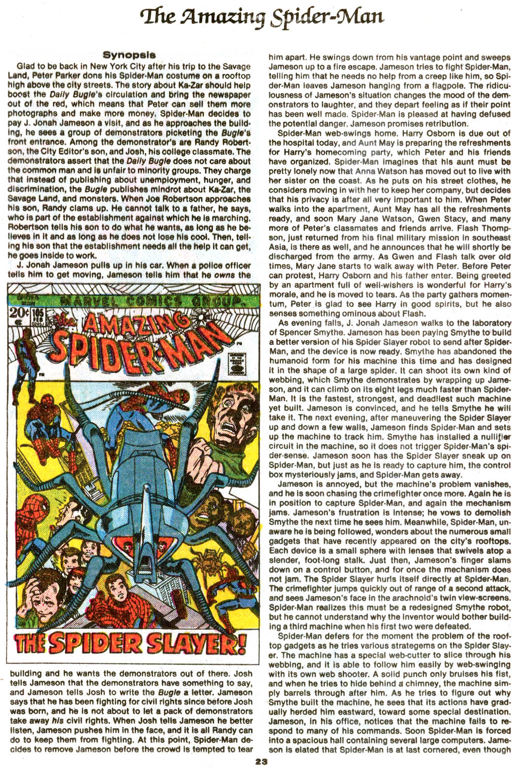 Read online The Official Marvel Index to The Amazing Spider-Man comic -  Issue #4 - 25