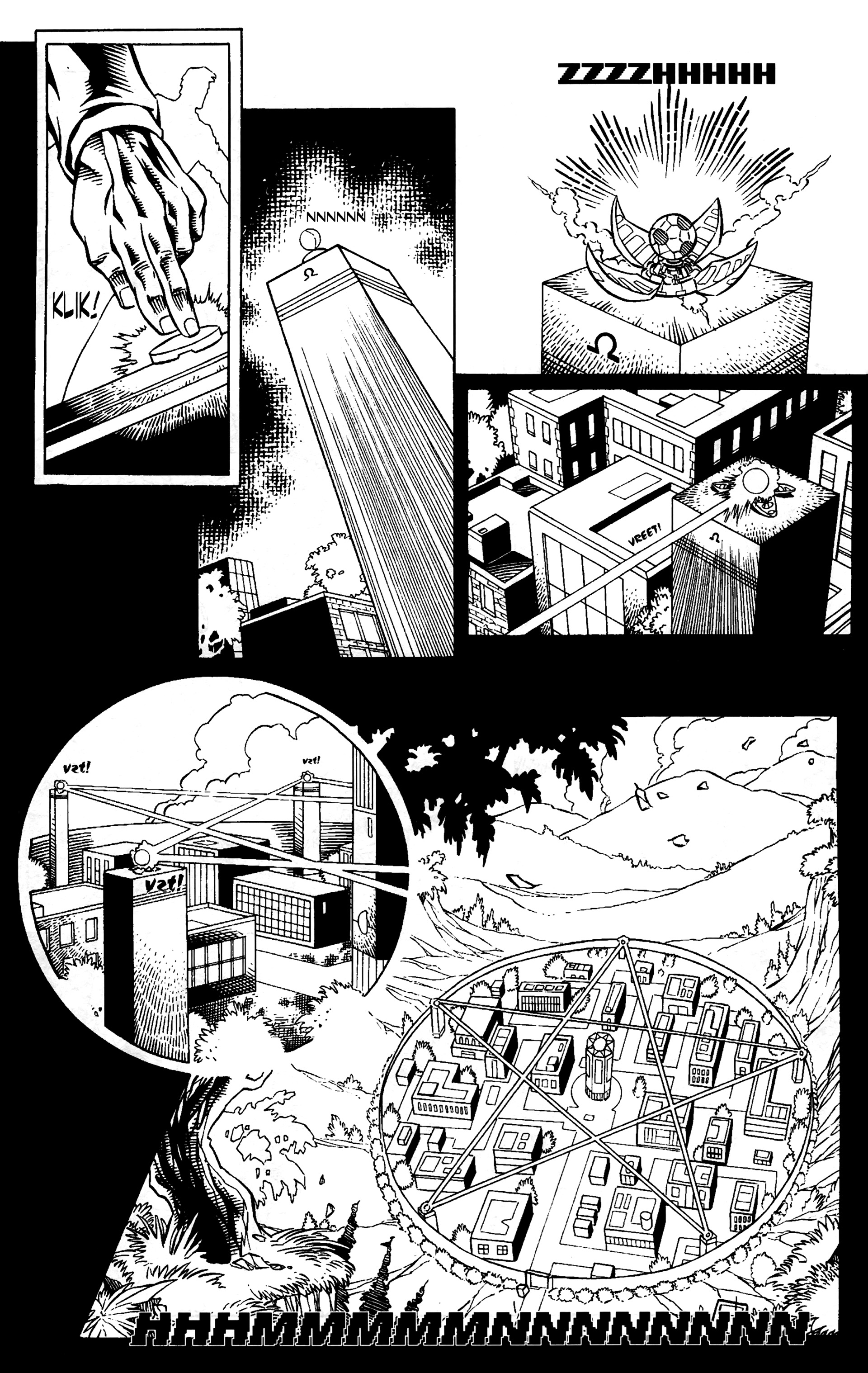 Read online Warrior Nun: Black & White comic -  Issue #9 - 20