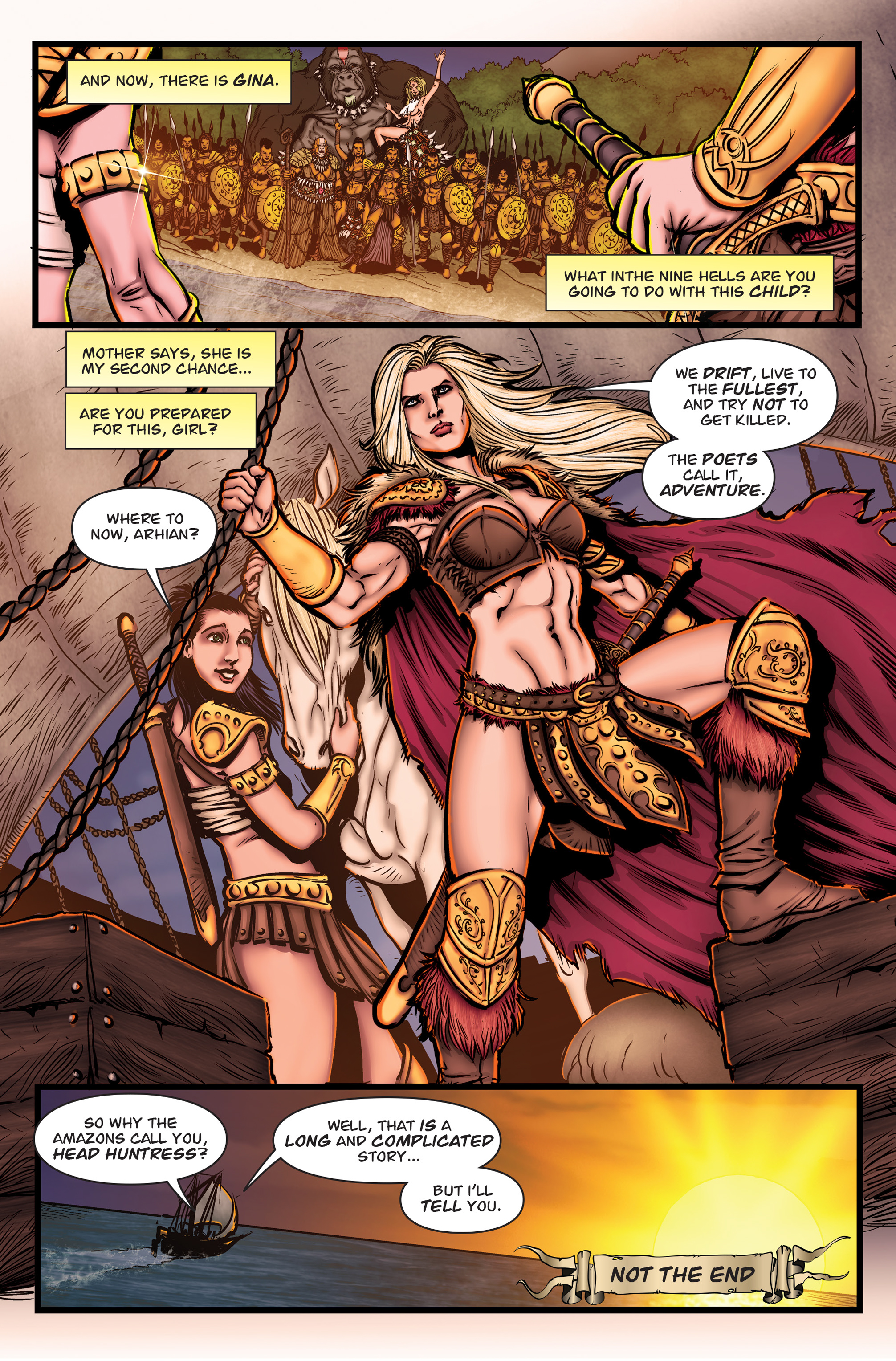 Read online Arhian: Head Huntress comic -  Issue #5 - 38