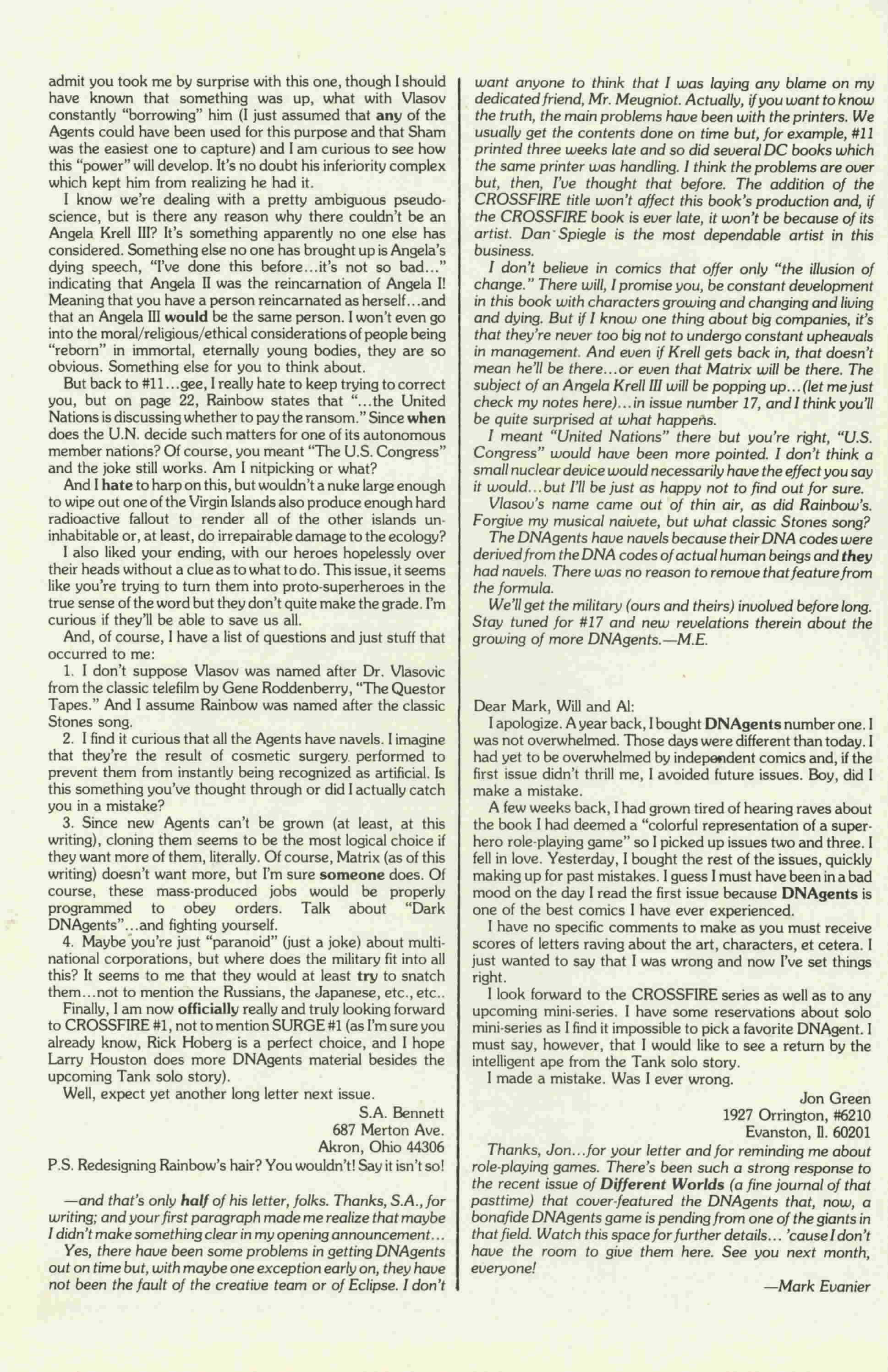 Read online DNAgents comic -  Issue #14 - 34